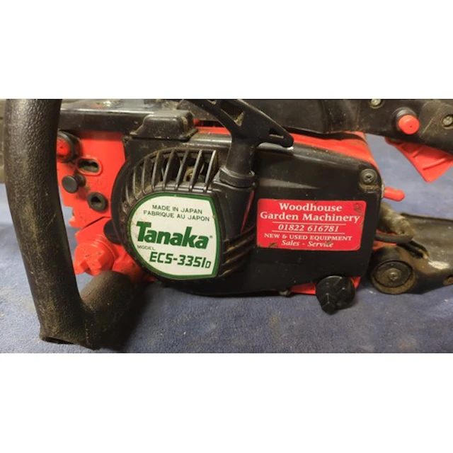 Tanaka ECS-3351D petrol chainsaw, made in Japan, with Oregon...