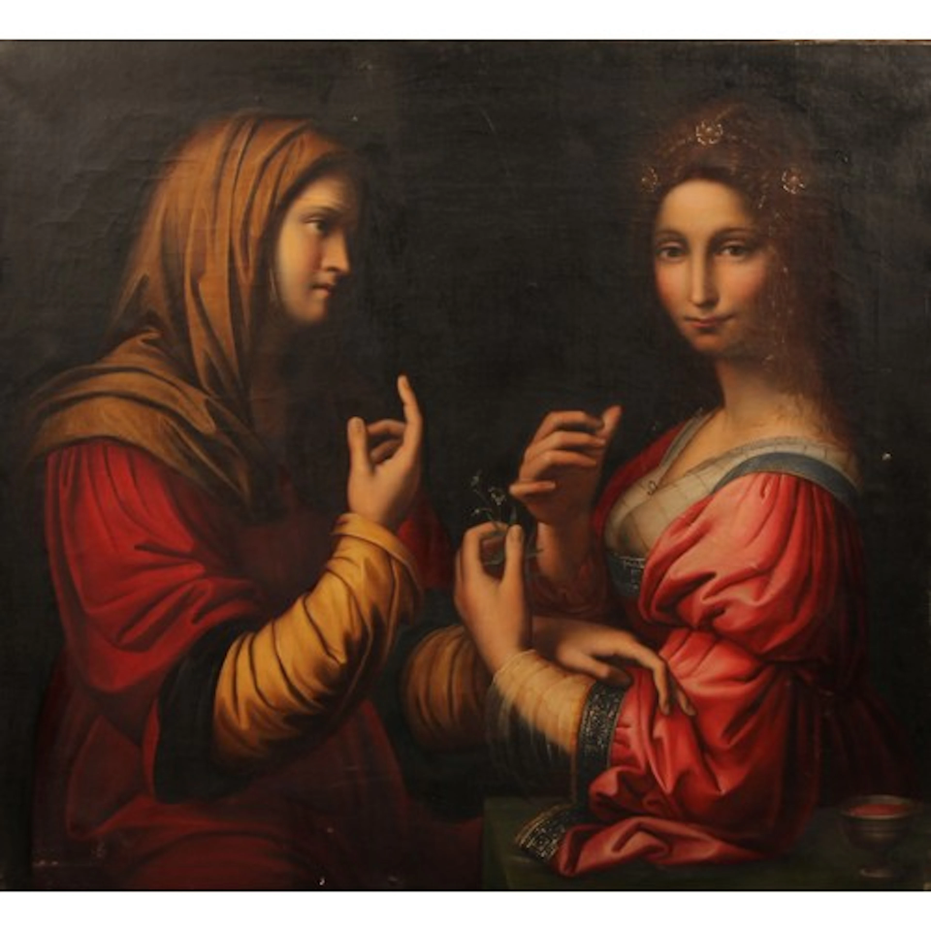 After Bernardino Luini, Modesty and Vanity (The Conversion o...