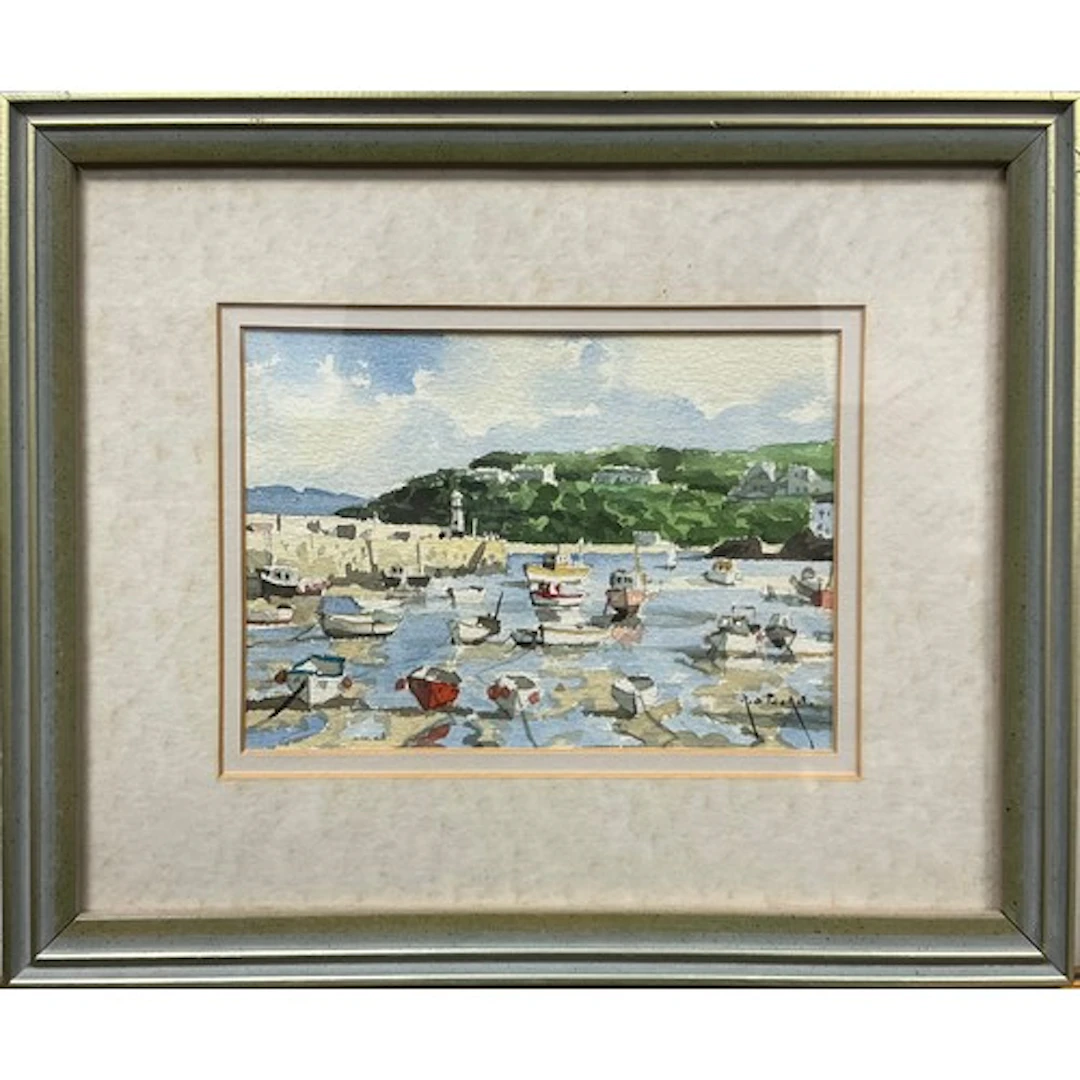 Rod Pearce (British, b. 1942) St Ives Harbour in Summer si...