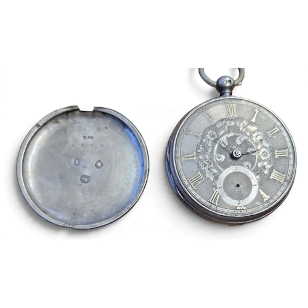 A London Silver pocket Watch 1861 George John Hannon with a ...
