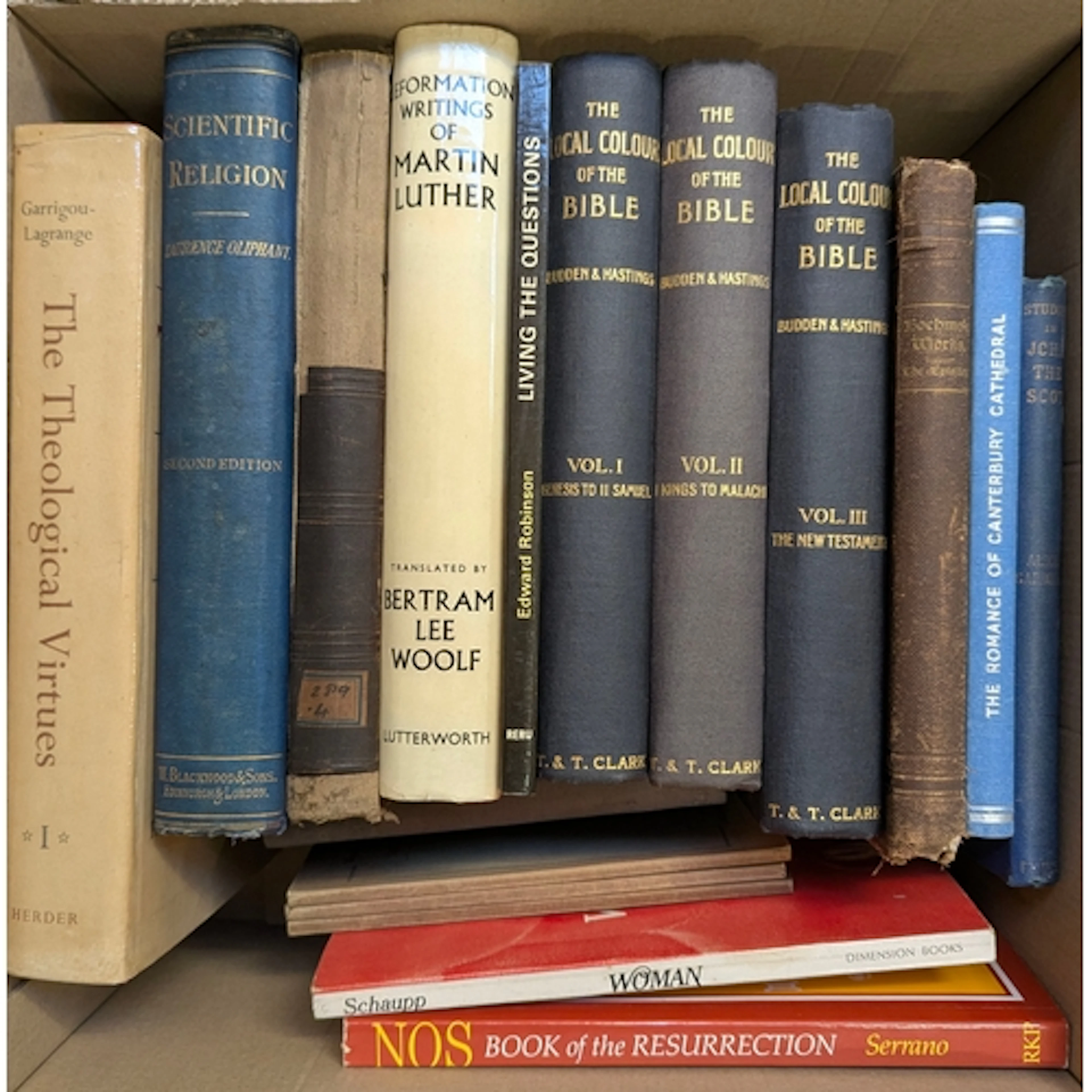 BOOKS, CHRISTIANITY. To inc. BUDDEN & HASTINGS, 'The Local C...