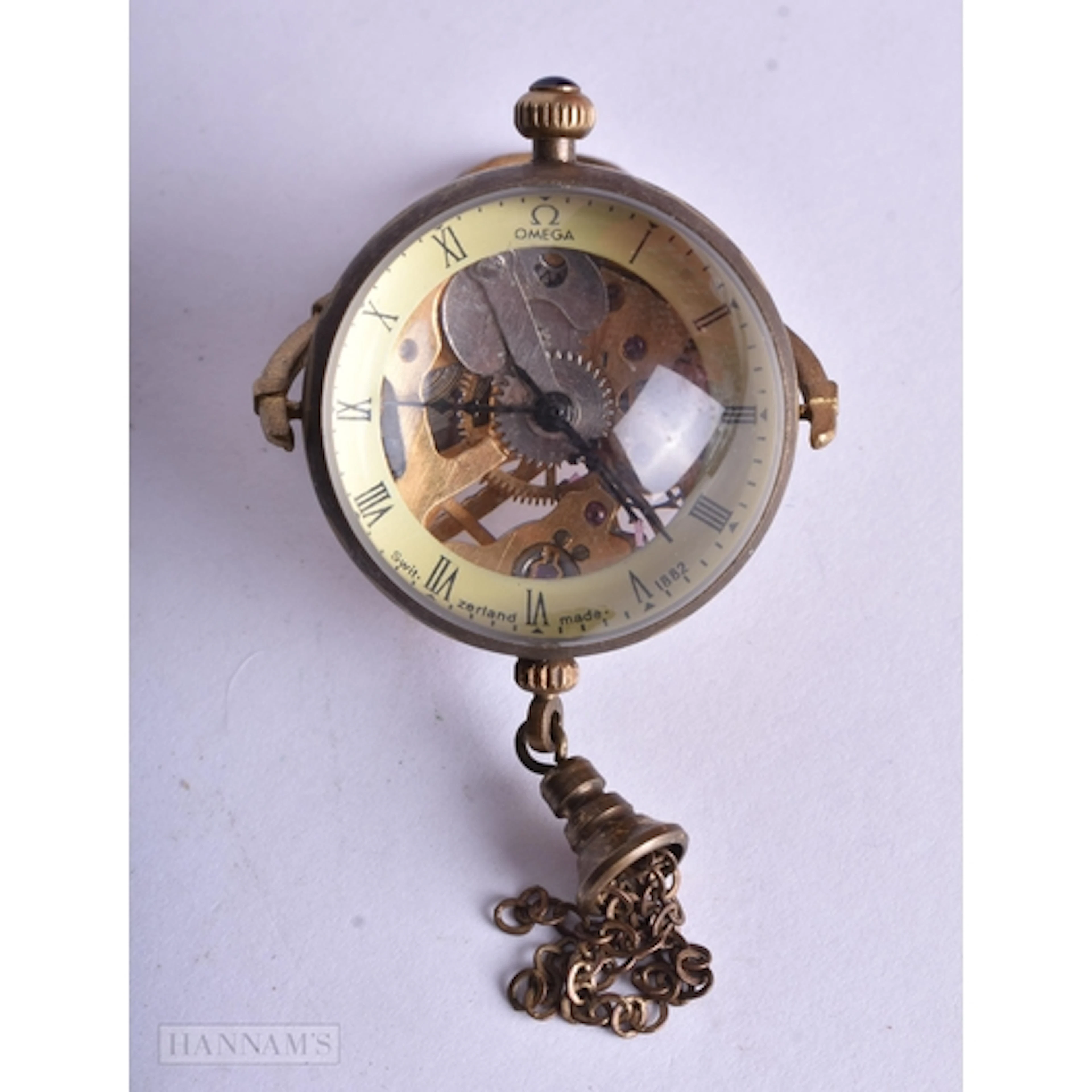 A BALL WATCH. Running. 8.25 cm x 3.5 cm.