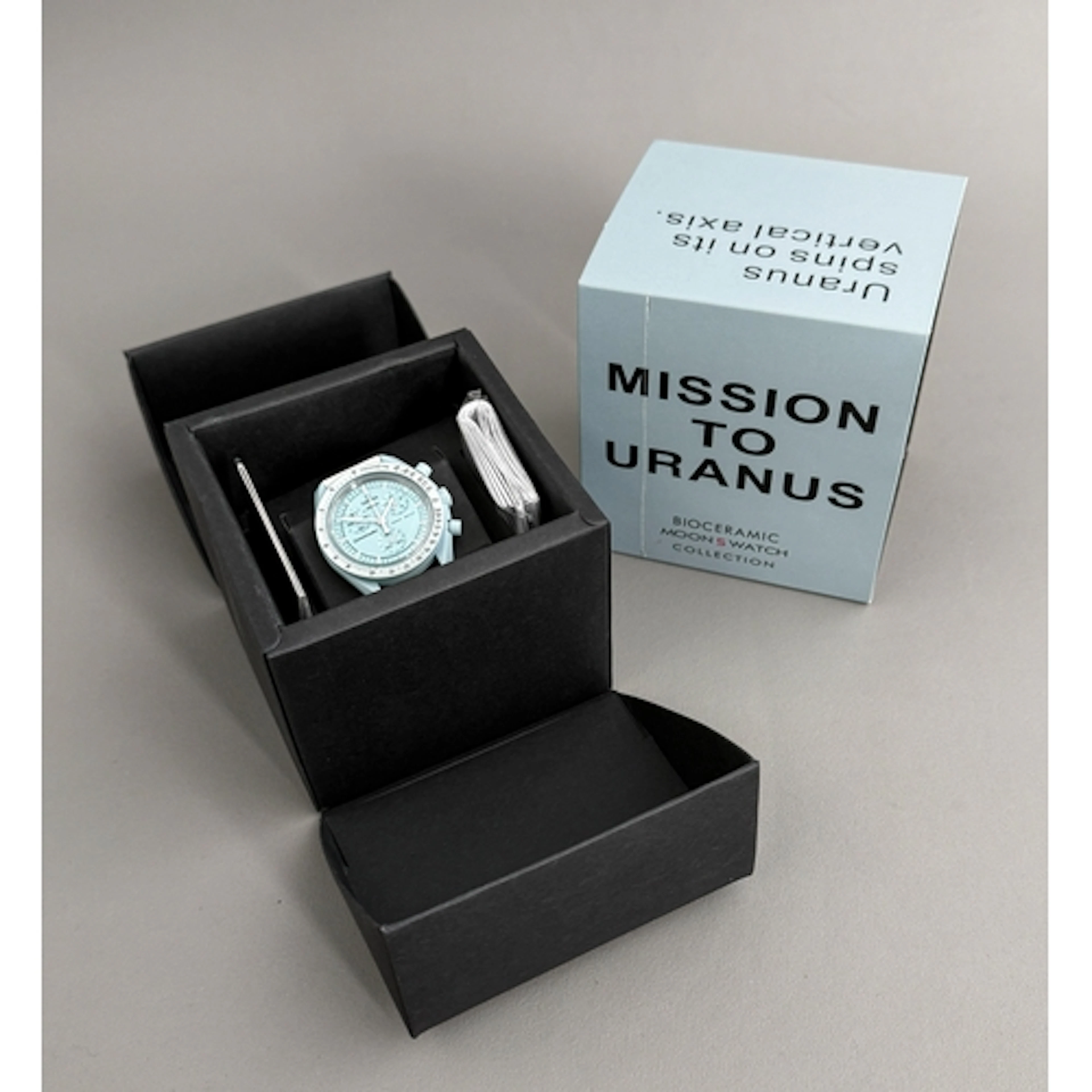 Omega X Swatch: a Speedmaster MoonSwatch 'Mission to Uranus'...