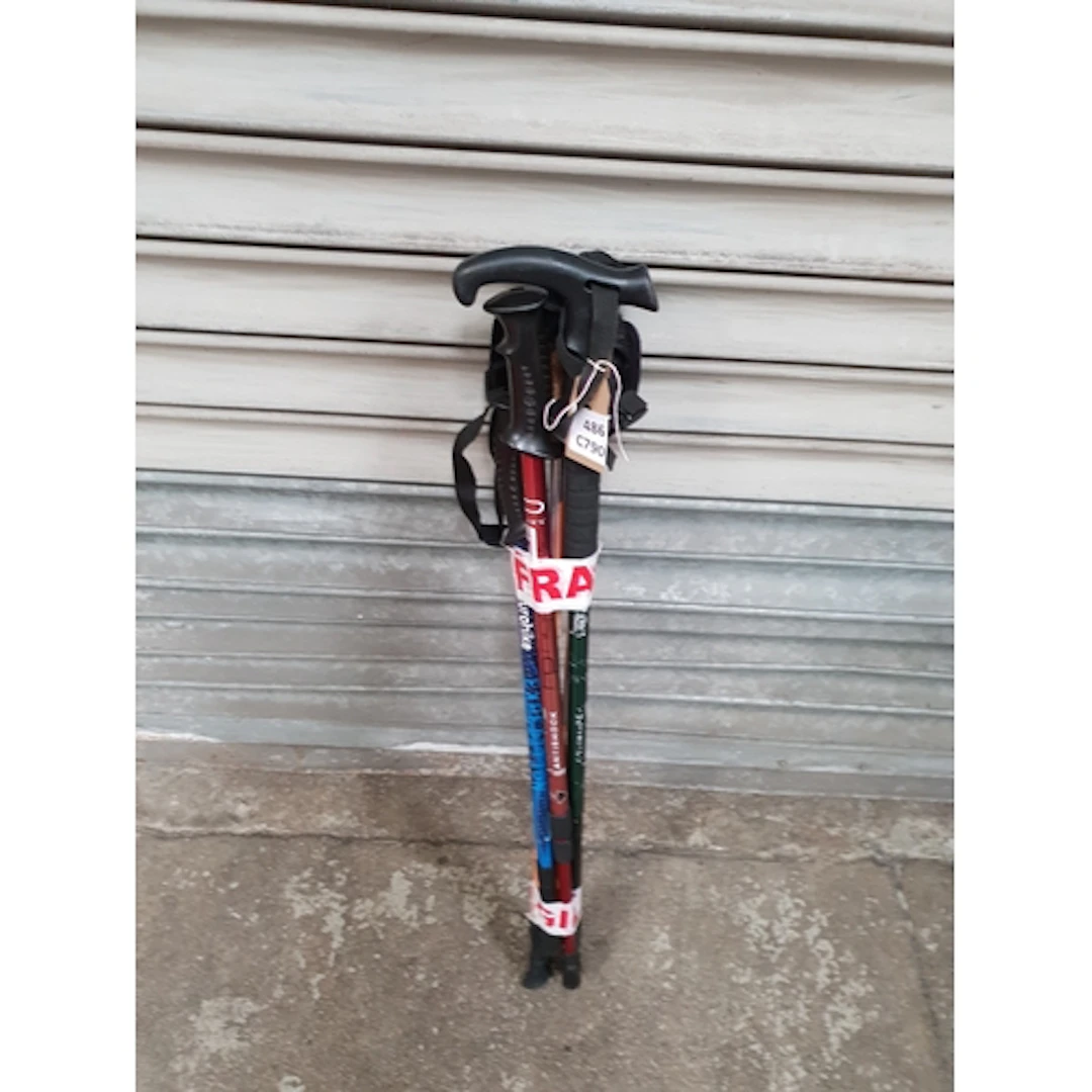 SELECTION OF FIVE HIKING POLES