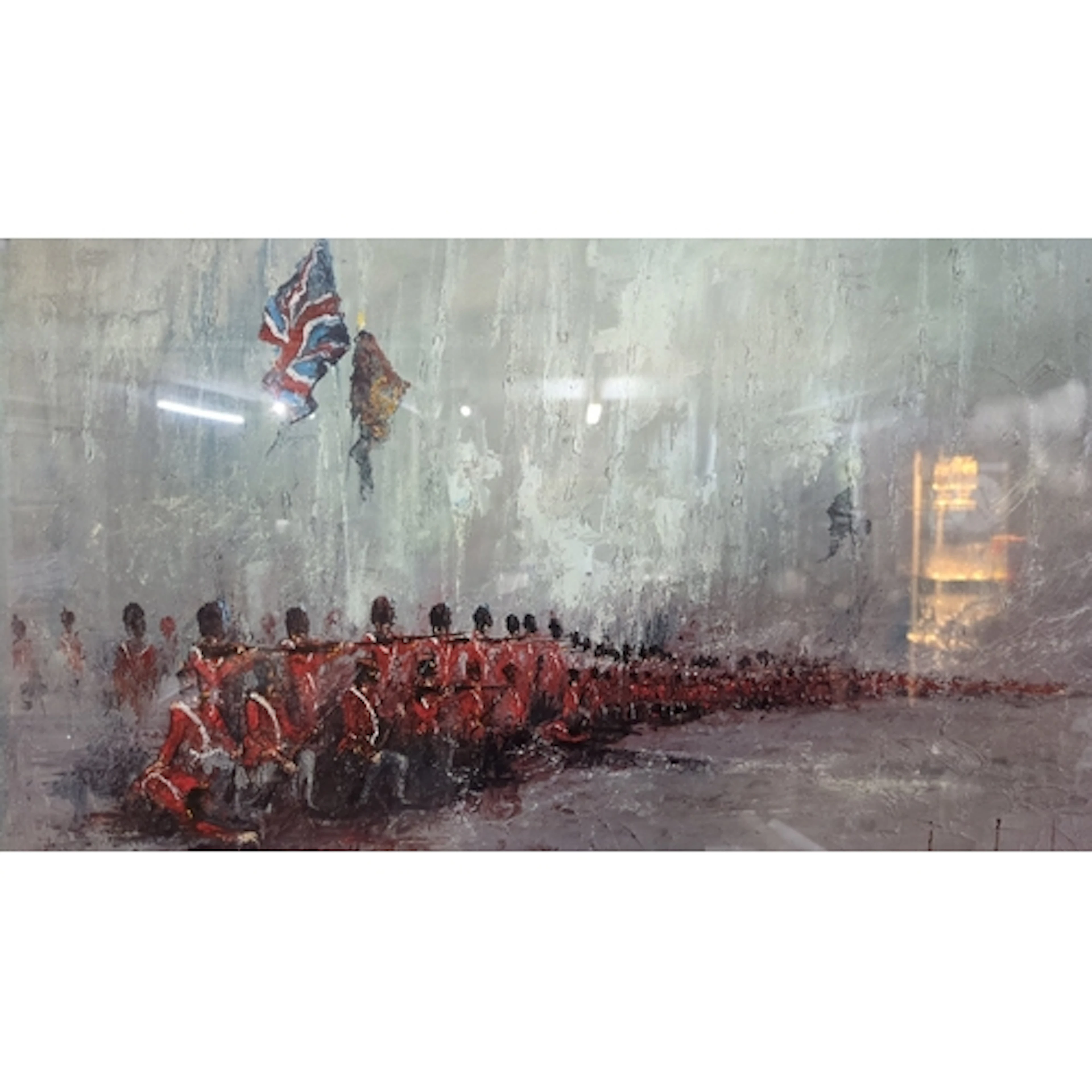 Ben Maile (1922–2017), ‘The Thin Red Line’ — colour print de...