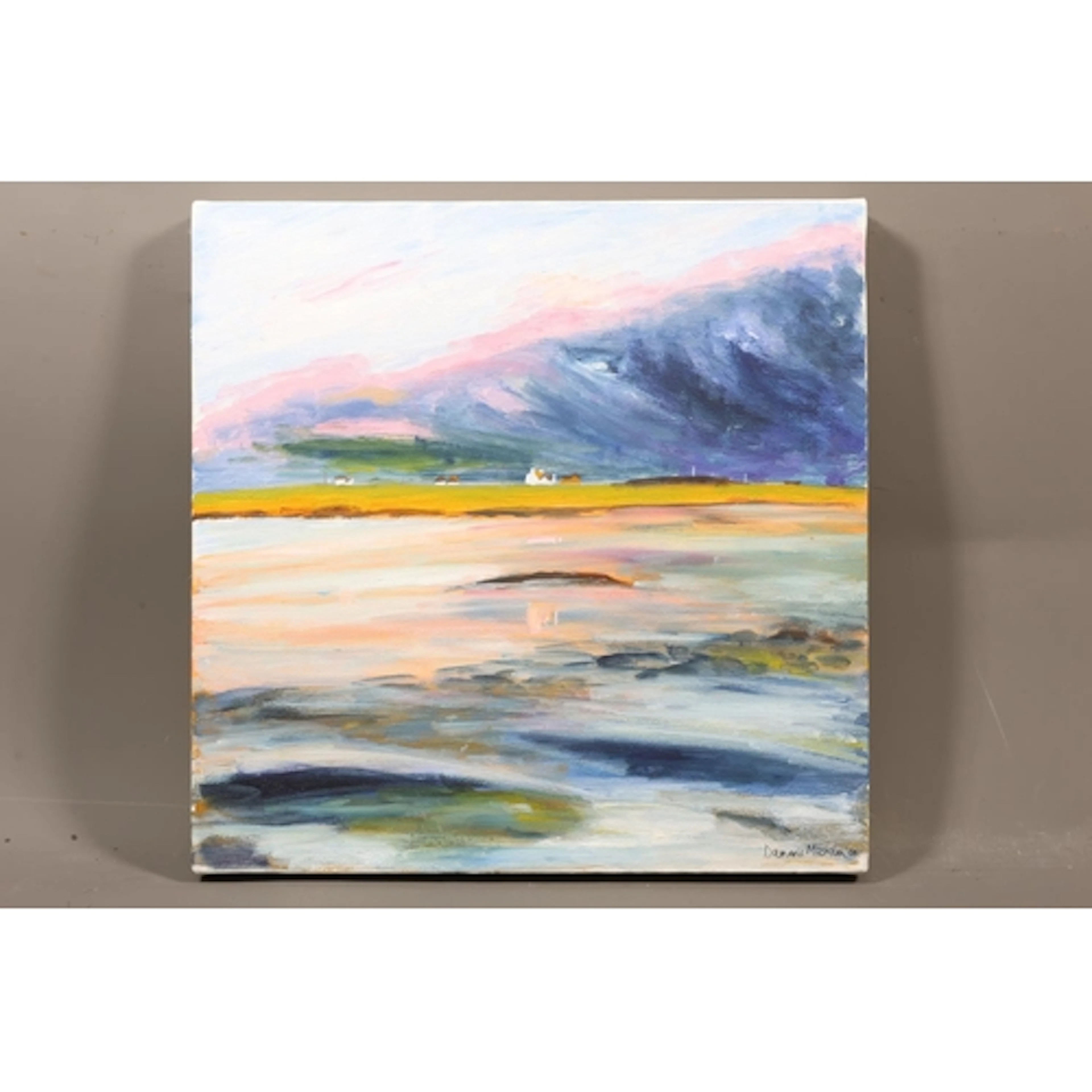 DAMARIS MICKLON, Isle of Coll Farm, oil painting on canvas, ...