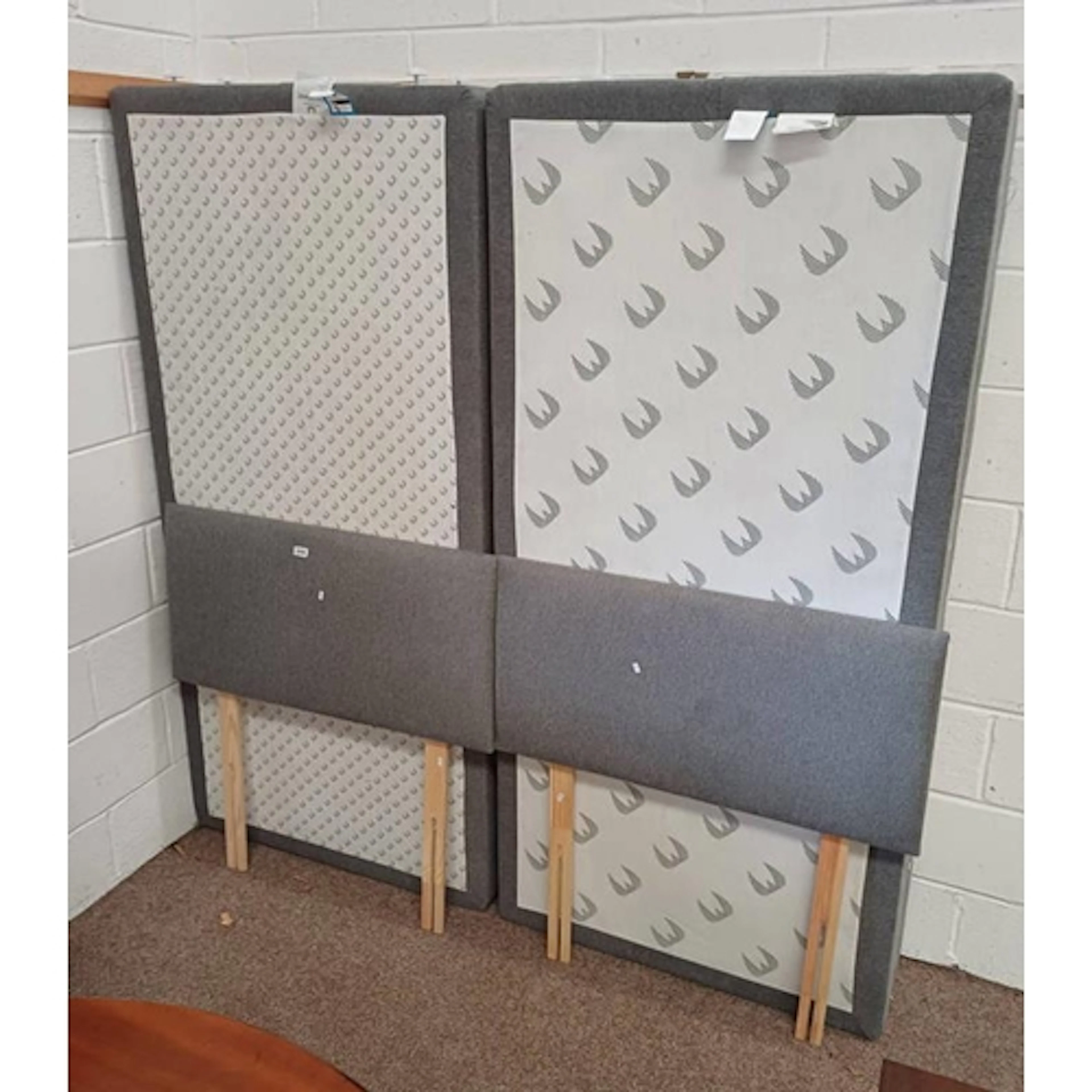 PAIR OF DIVAN SINGLE BED FRAMES