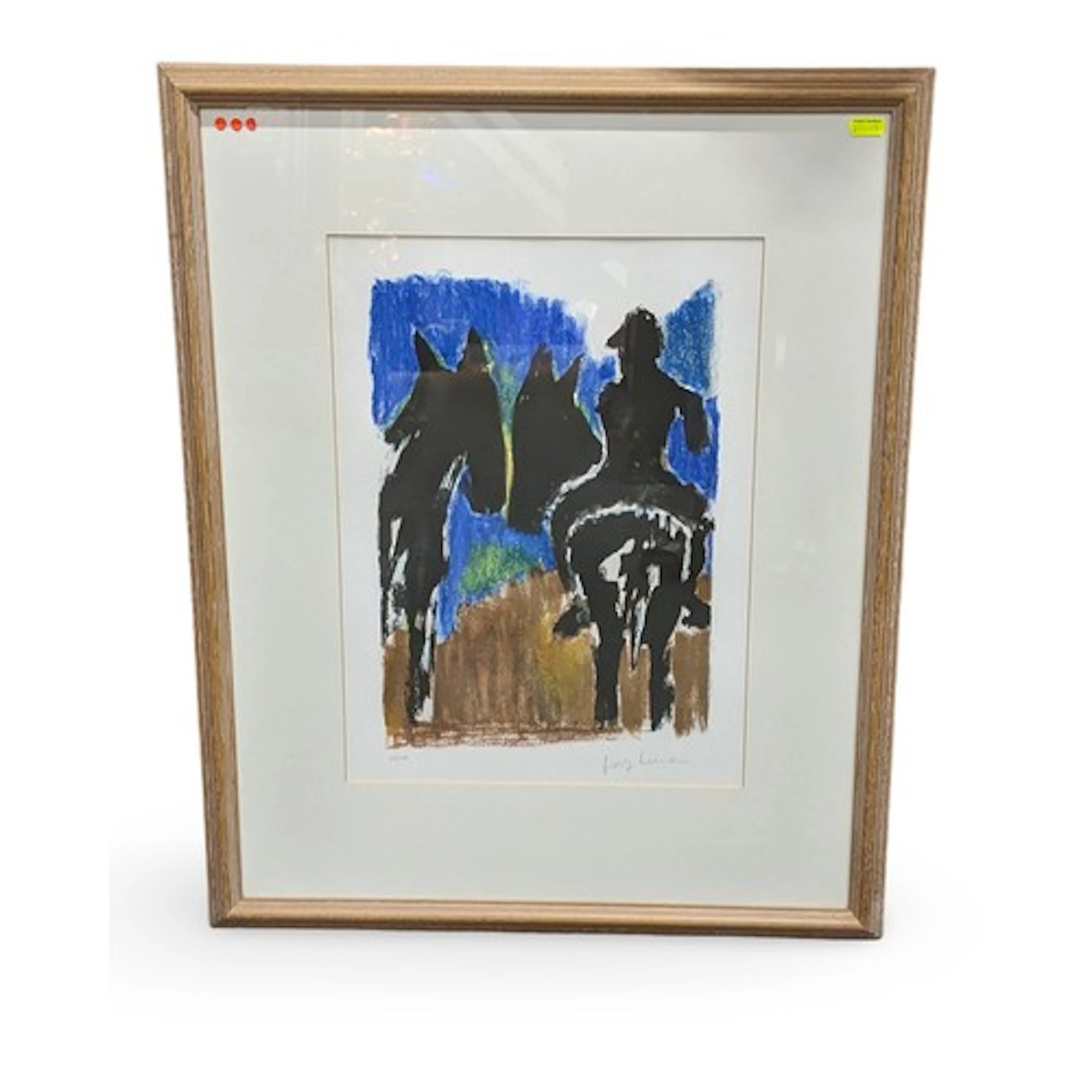 Josef Herman (Polish/British 1911-2000) 'Horse Riders' limit...