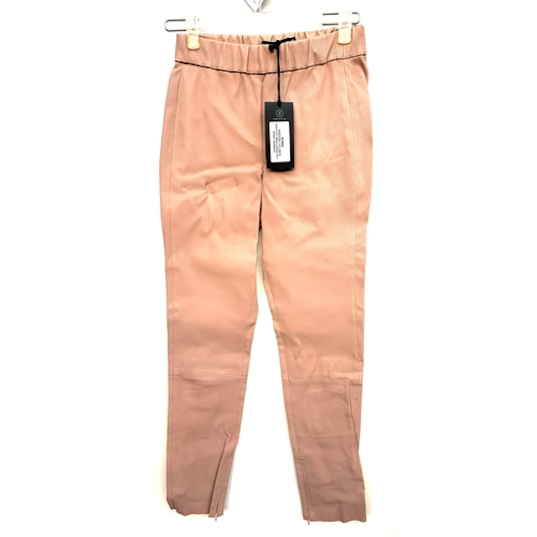 Andrew Majtenyi, NWT, ZINGA Lia dusty pink leather stretch ...
