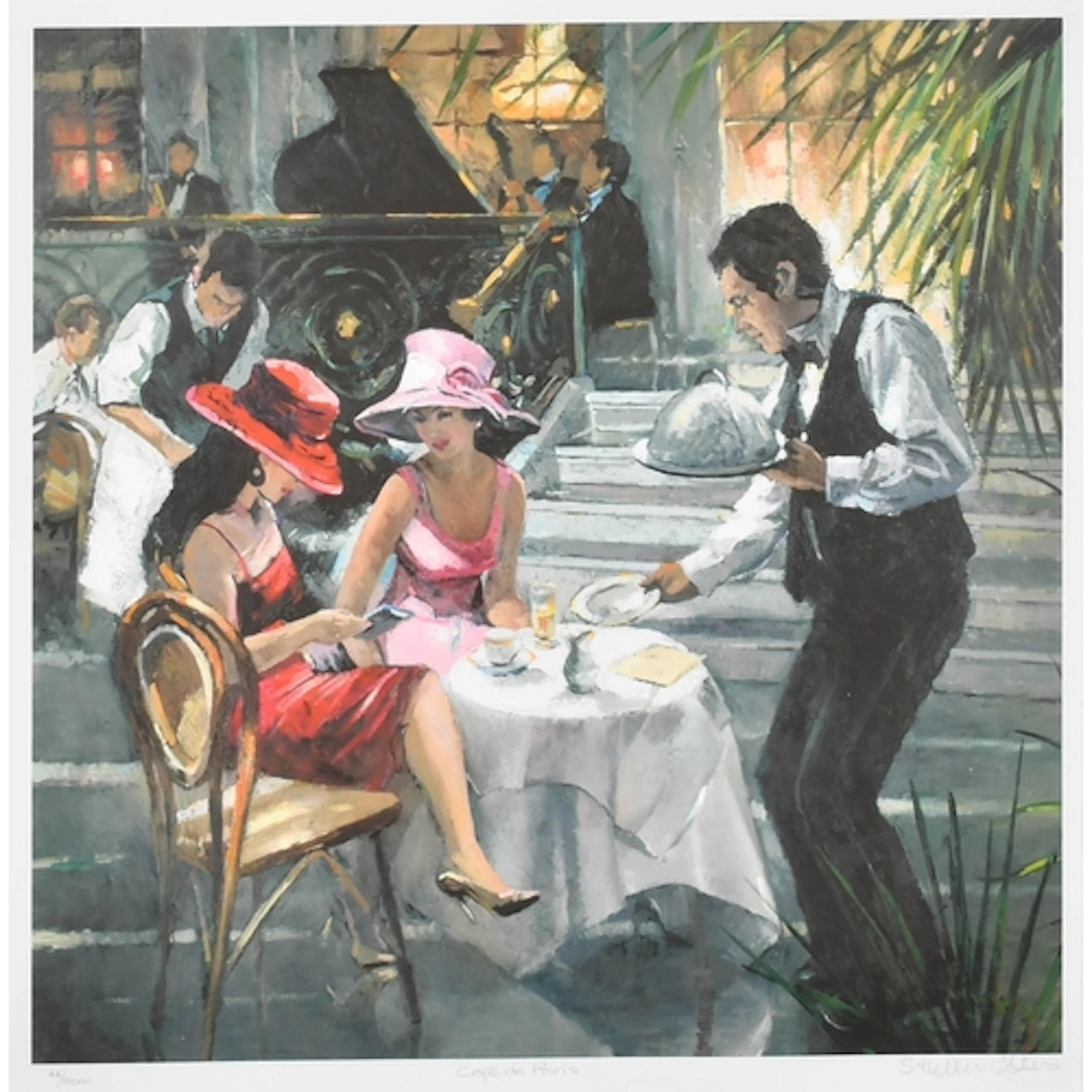 Sherree Valentine Daines (1959-) British. "Café de Paris", G...