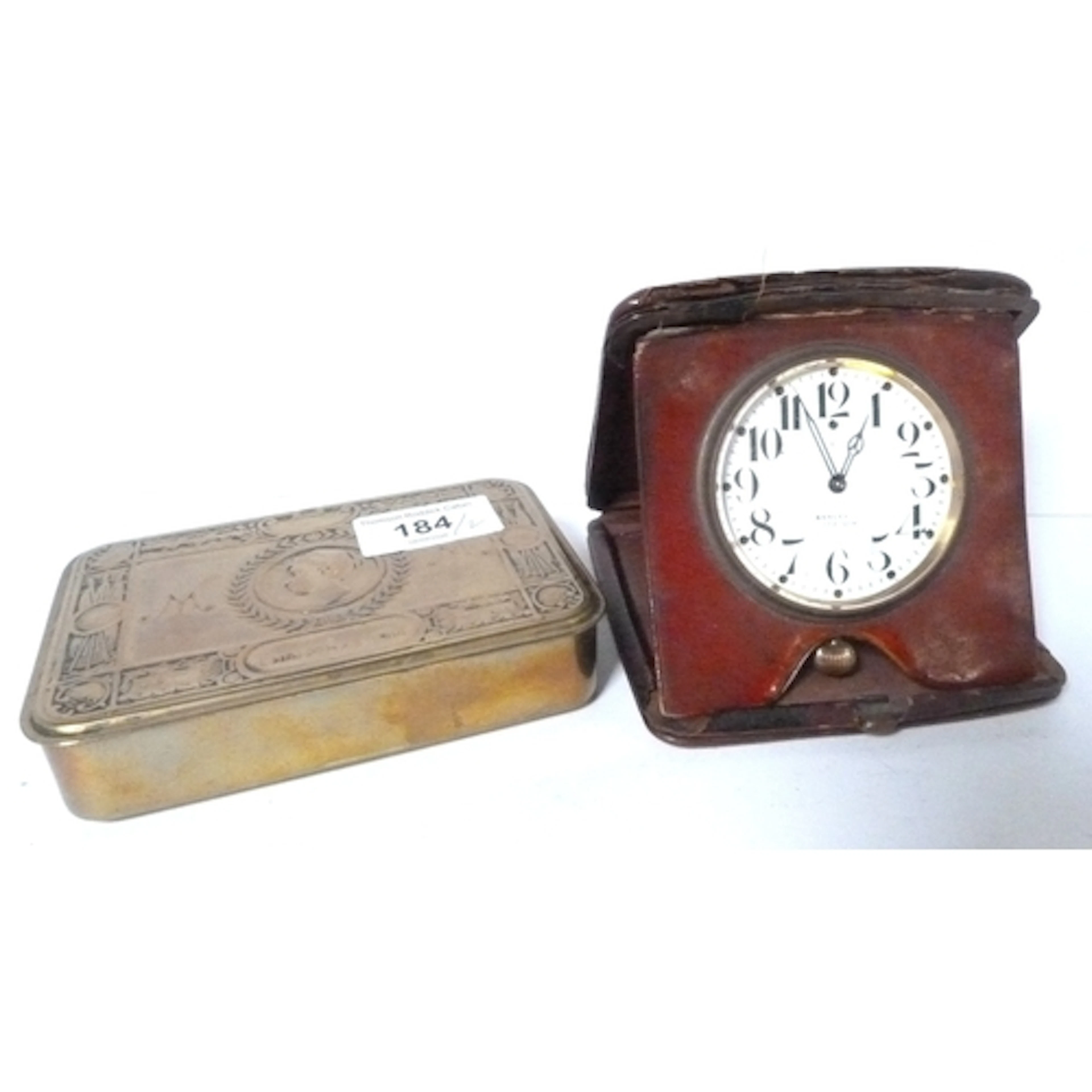 WWI period Queen Mary Christmas 1914 chocolate tin, and vint...