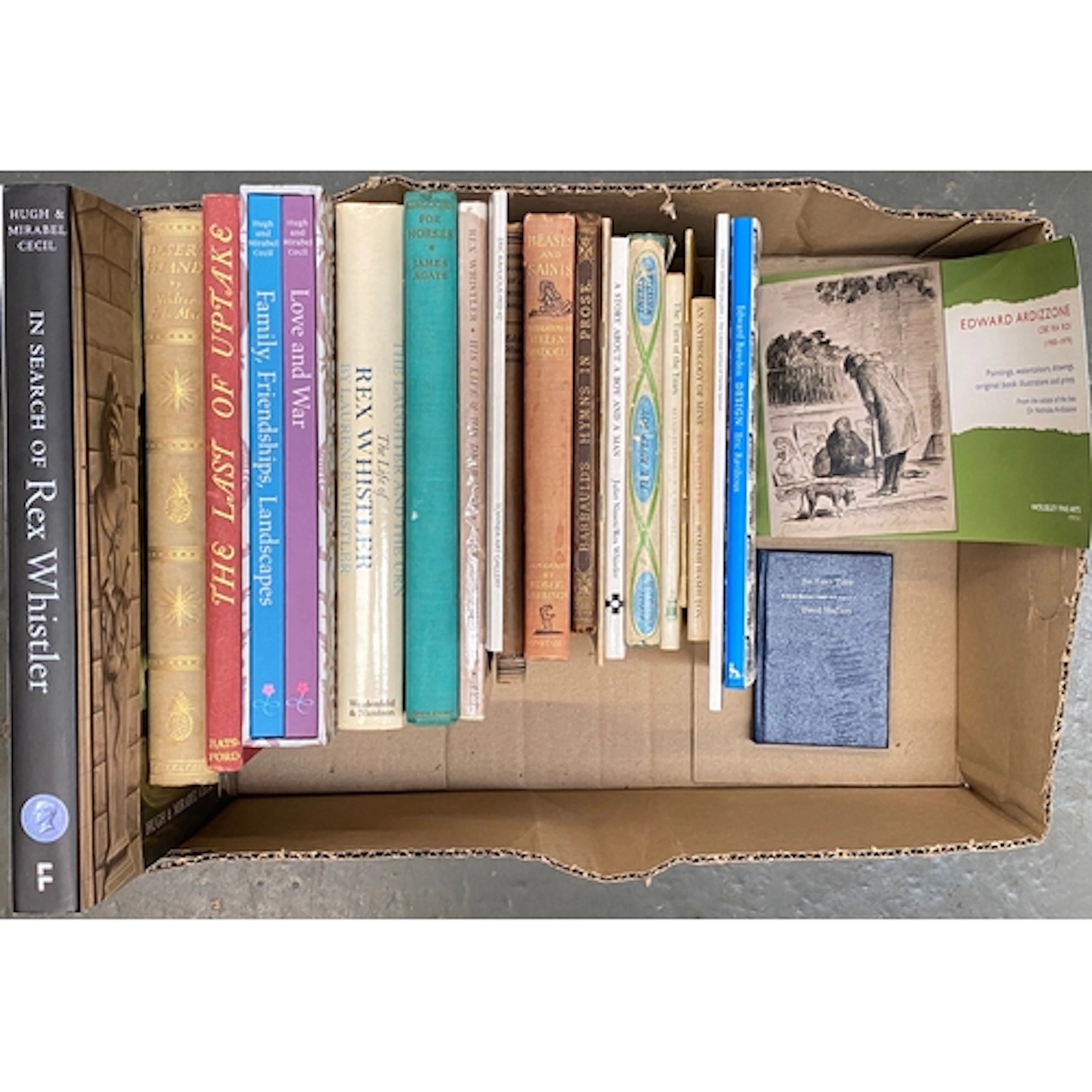 BOOKS, REX WHISTLER (and a few other illustrated books). To ...