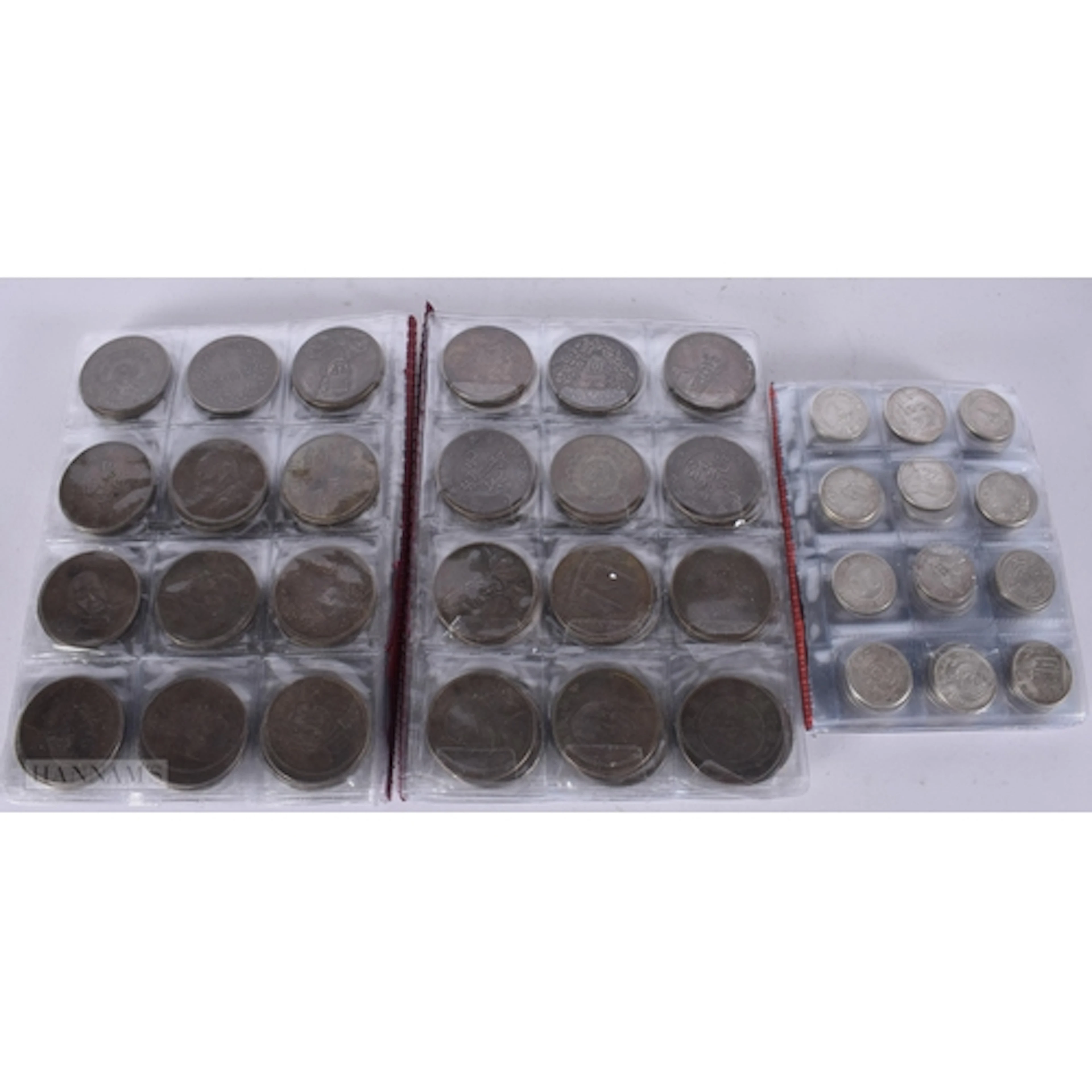 THREE BOOKLETS OF CHINESE TOKENS. (qty)