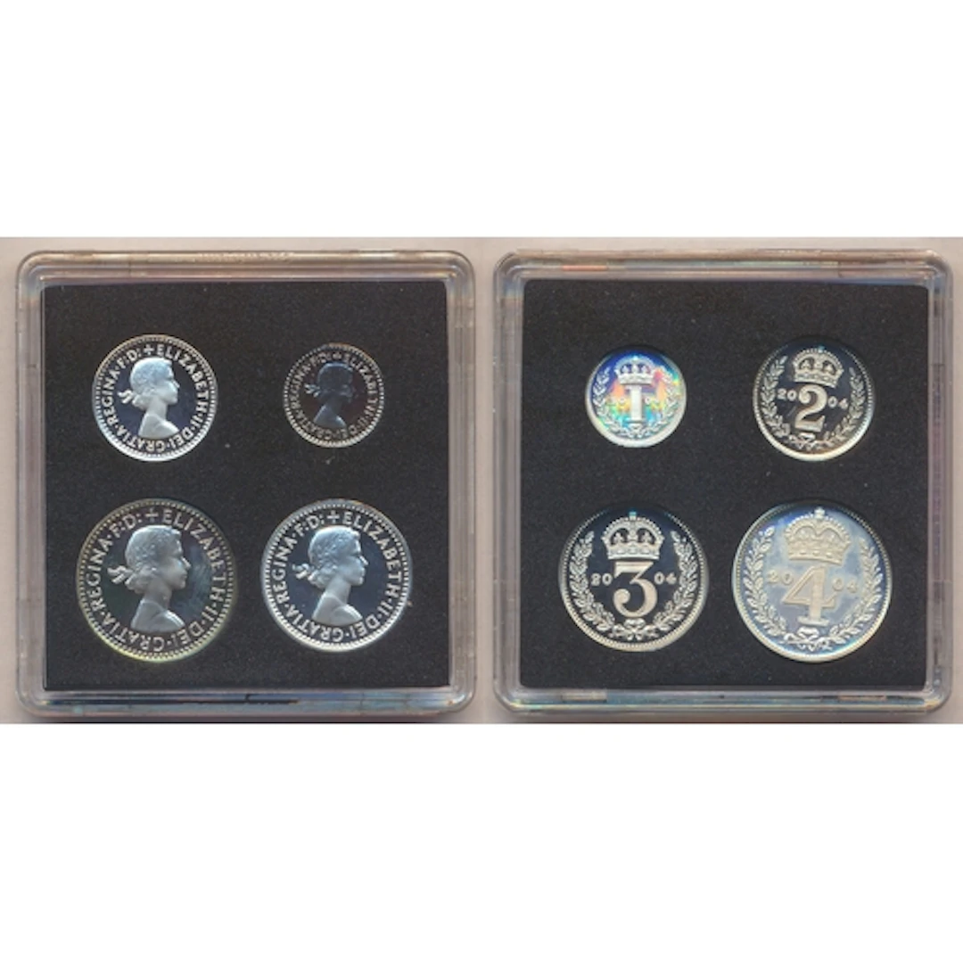 2004 Maundy silver proof FDC set of 4. (Y)