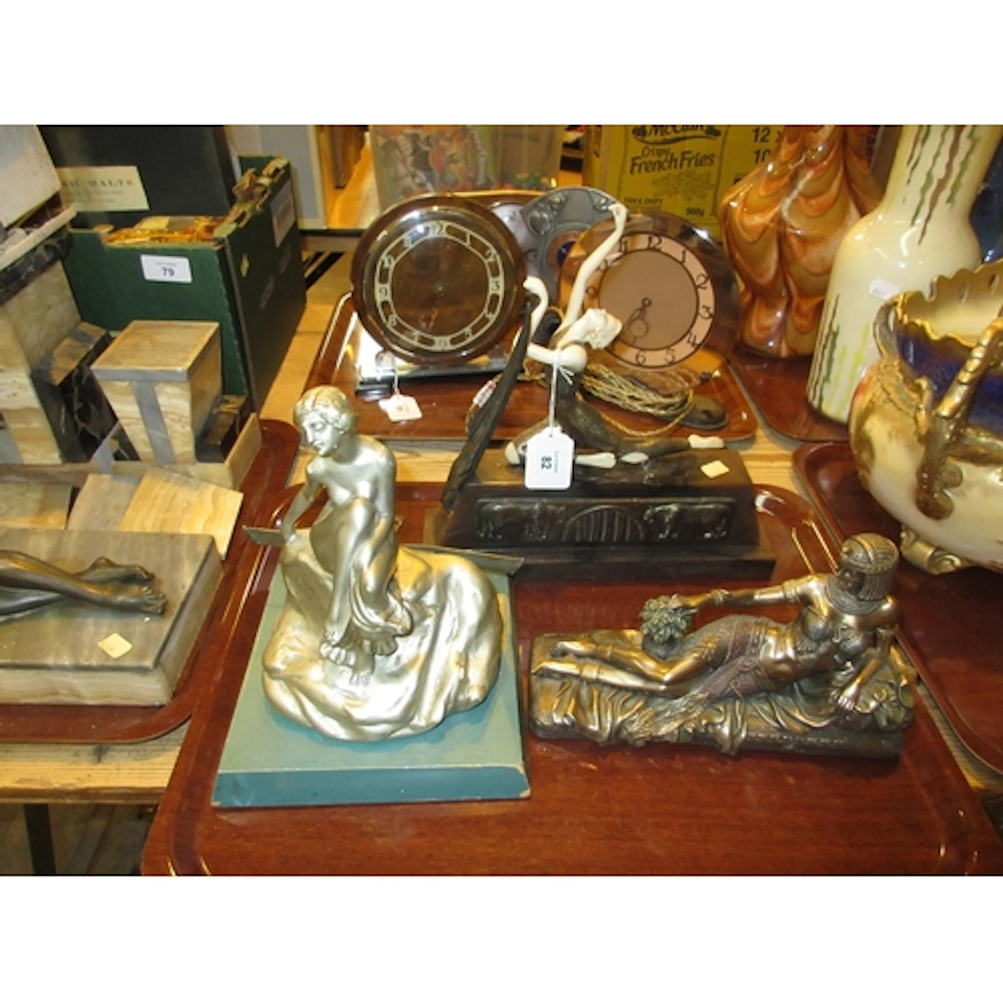Three Art Deco Style Figures