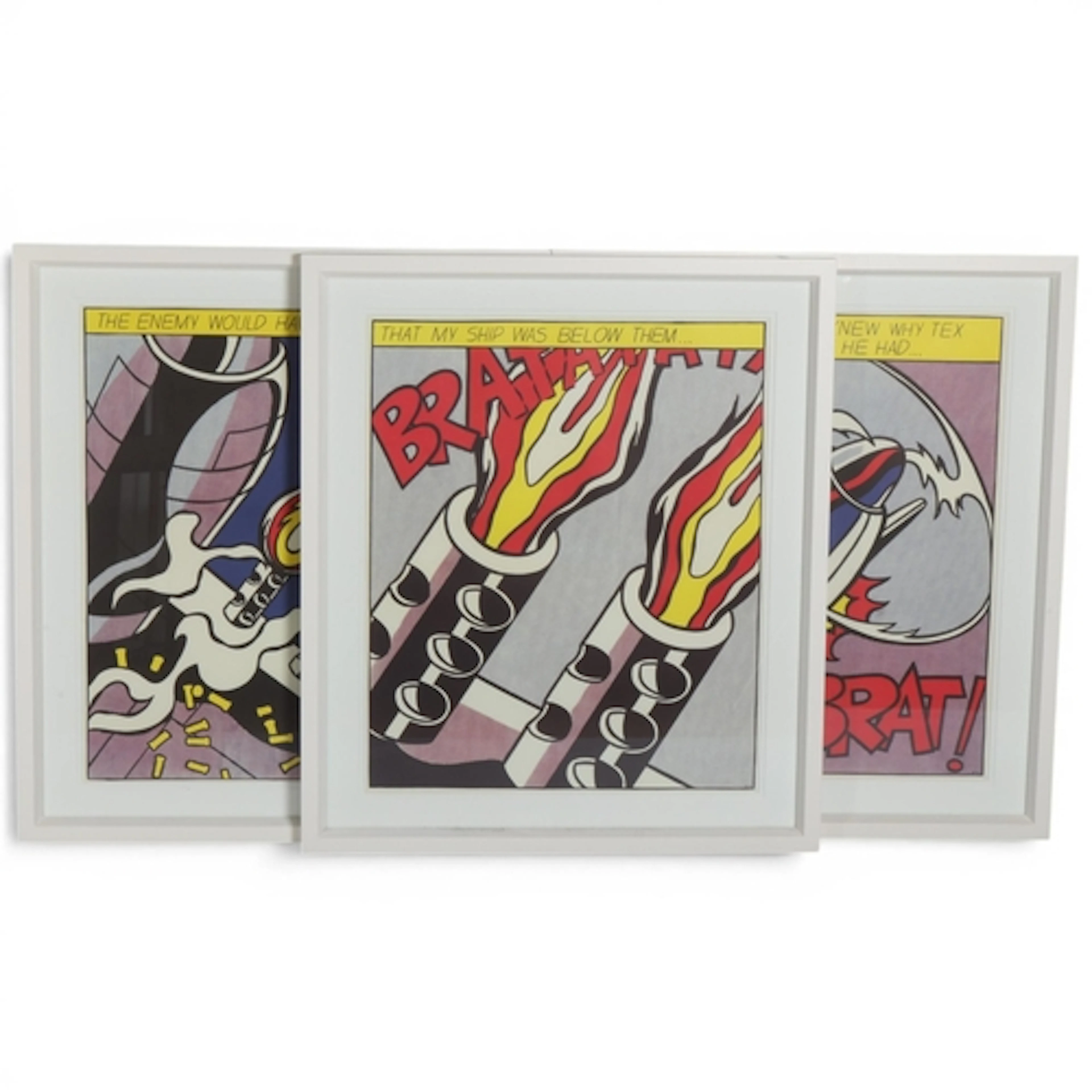 ROY LICHTENSTEIN (American, 1923-1997) As I Opened Fire, (af...