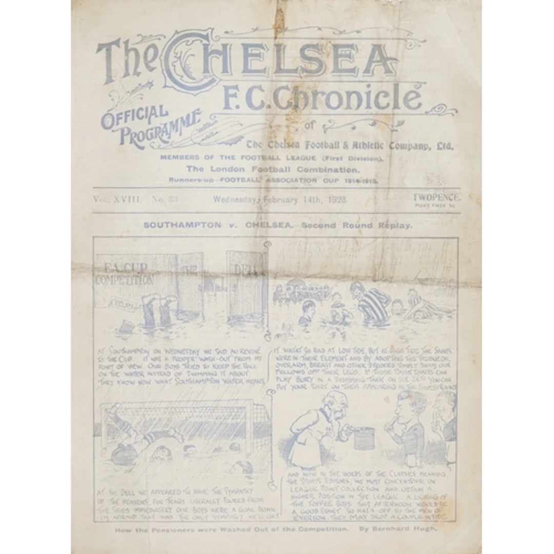 The Chelsea F.C. Chronicles official football programme - So...