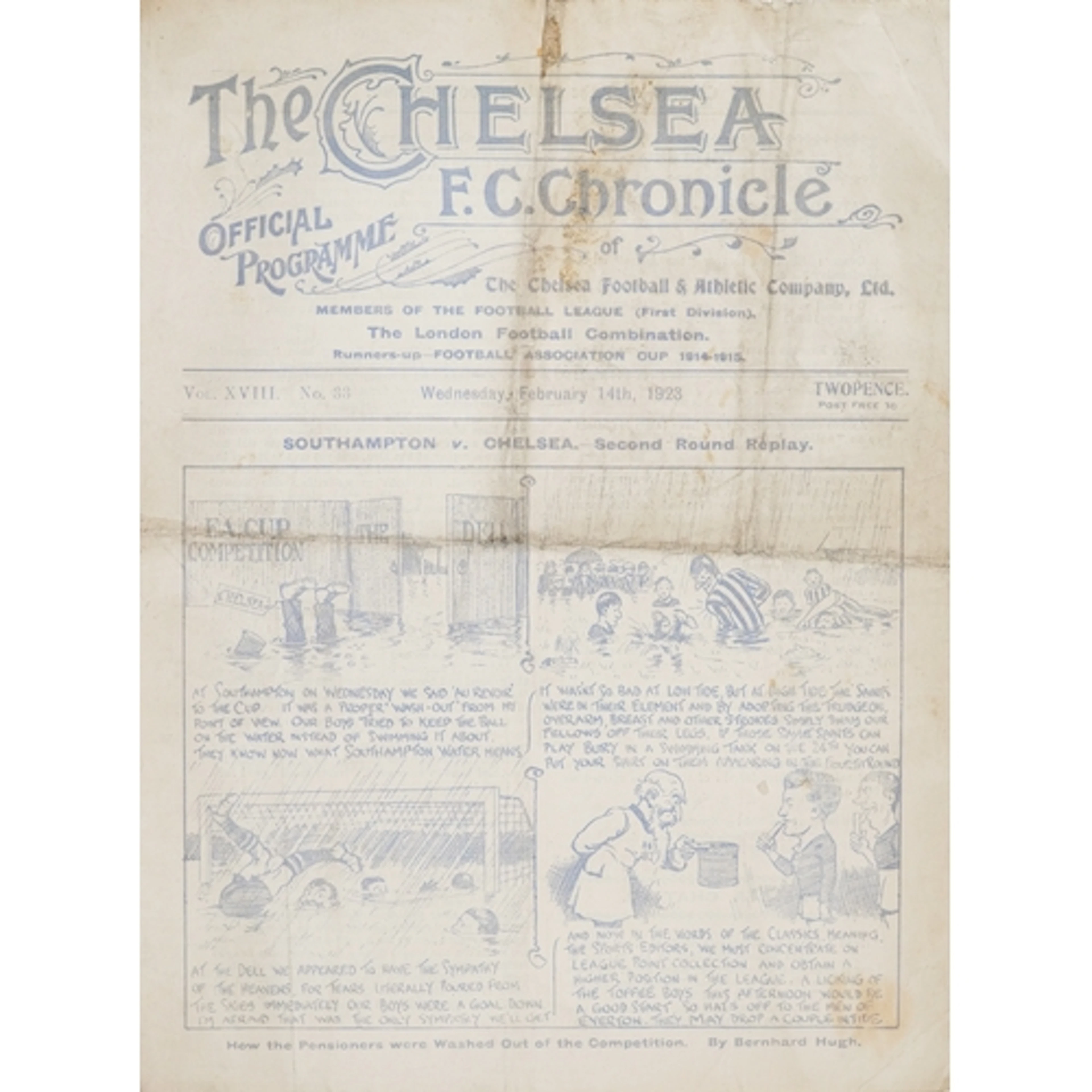 The Chelsea F.C. Chronicles official football programme - So...