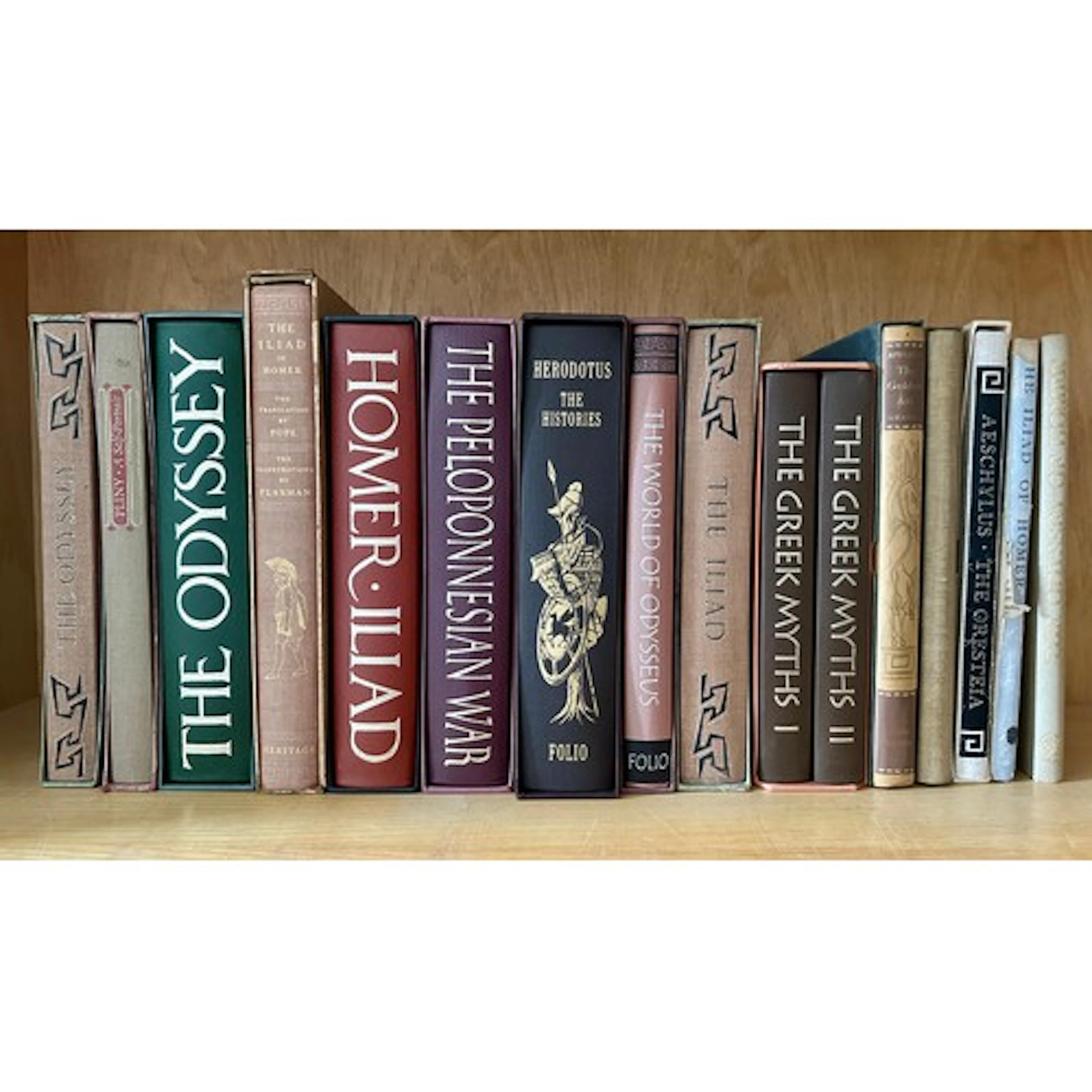 Folio Society classics: Homer 'The Odyssey' and 'The Iliad' ...
