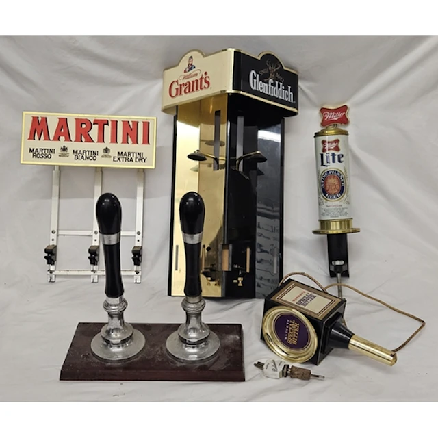 Various Bar Equipment incl. Martini Optics for 3 bottles, Mi...