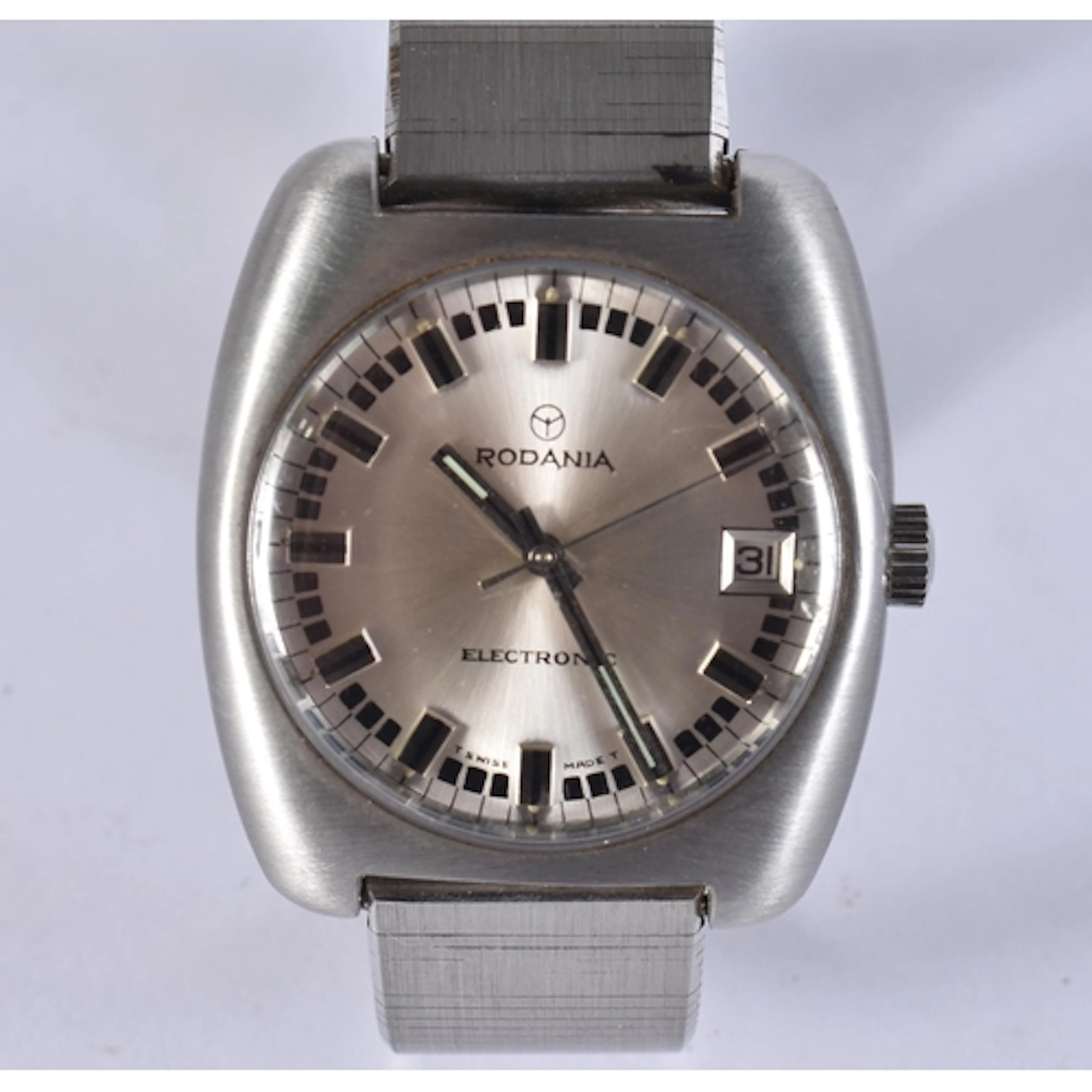 A Rodania Electronic Watch with a textured Strap. Not worki...