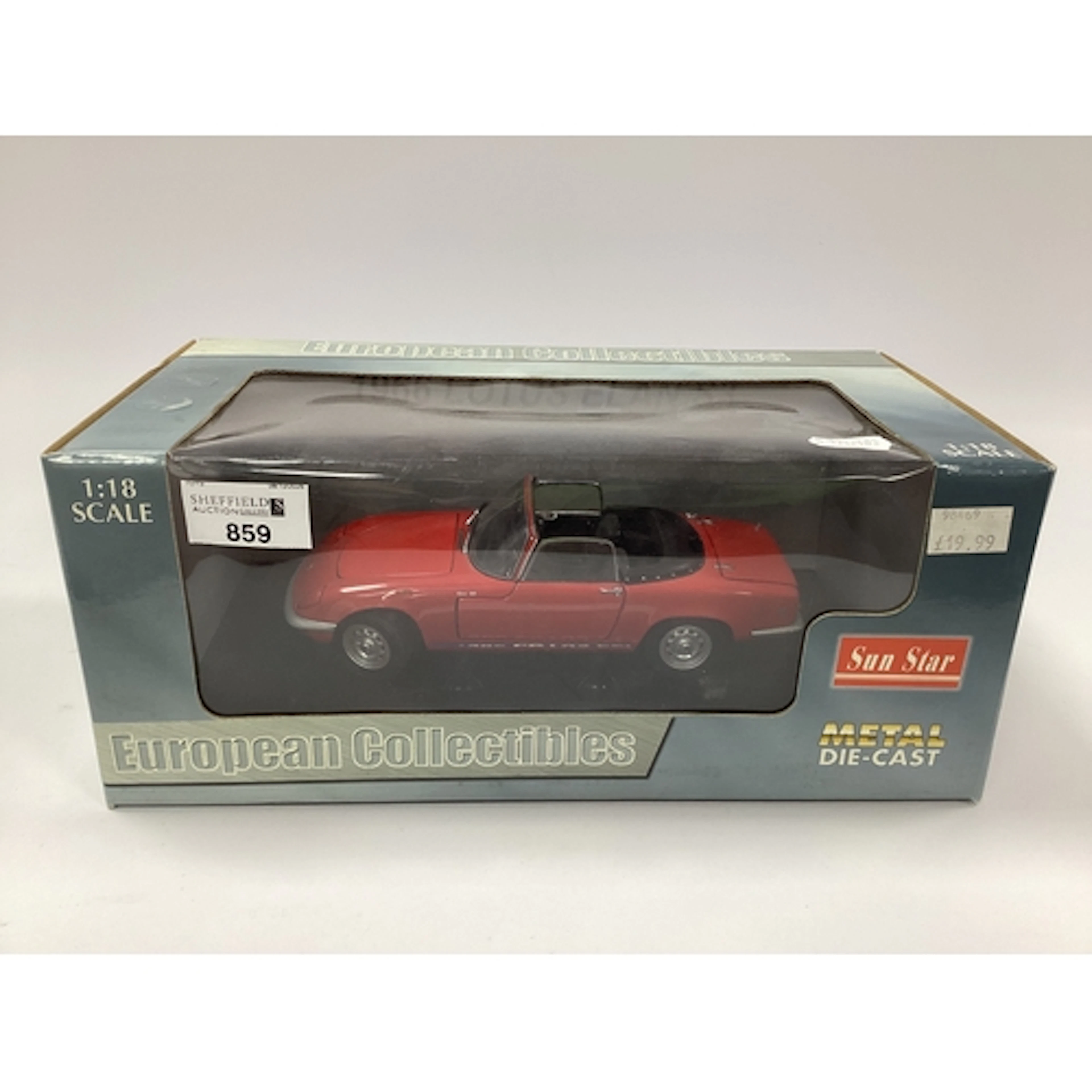 A Sunstar 1:18th scale diecast model #4051 1966 Lotus Elan S...