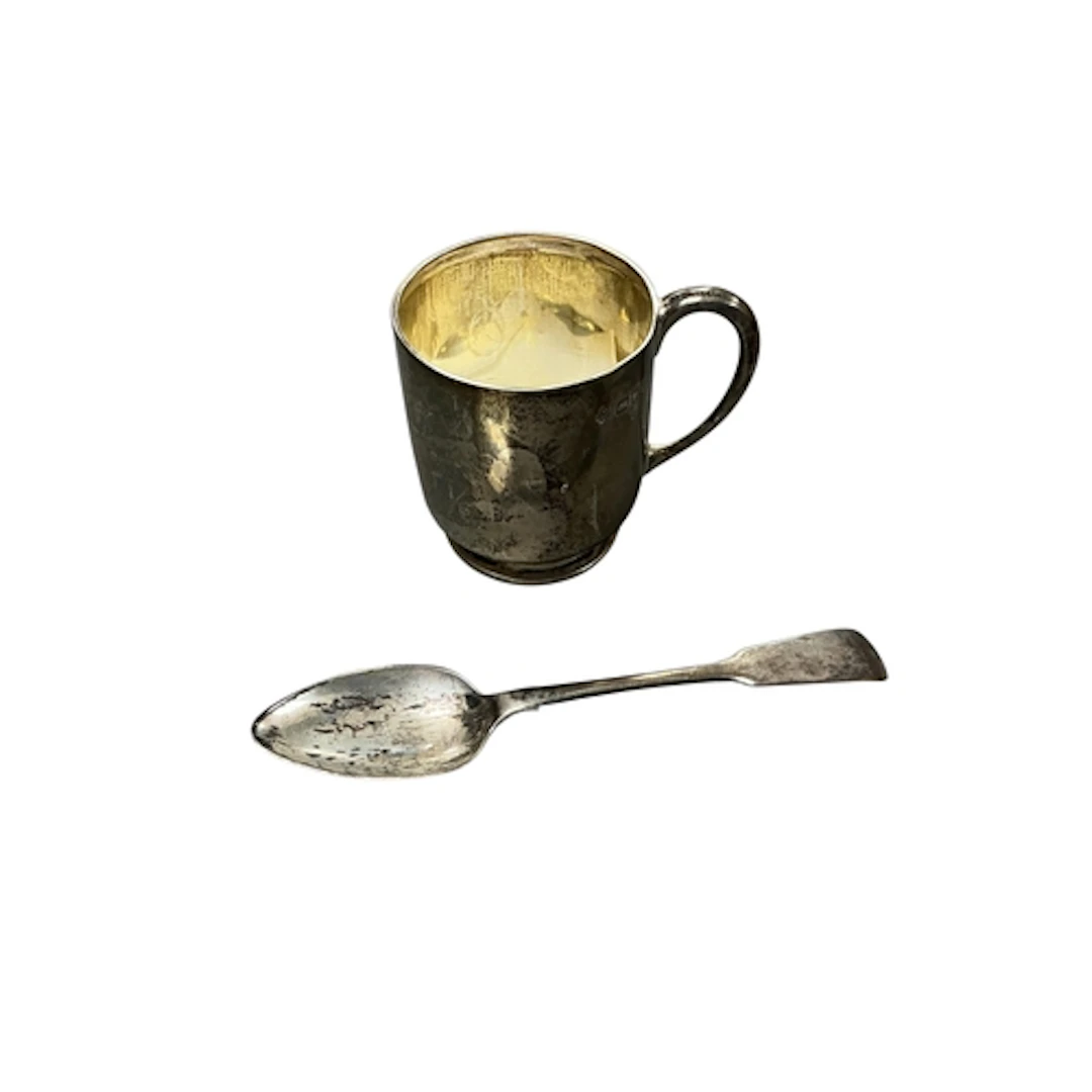 A late Victorian silver christening mug, London, 1899, Horac...