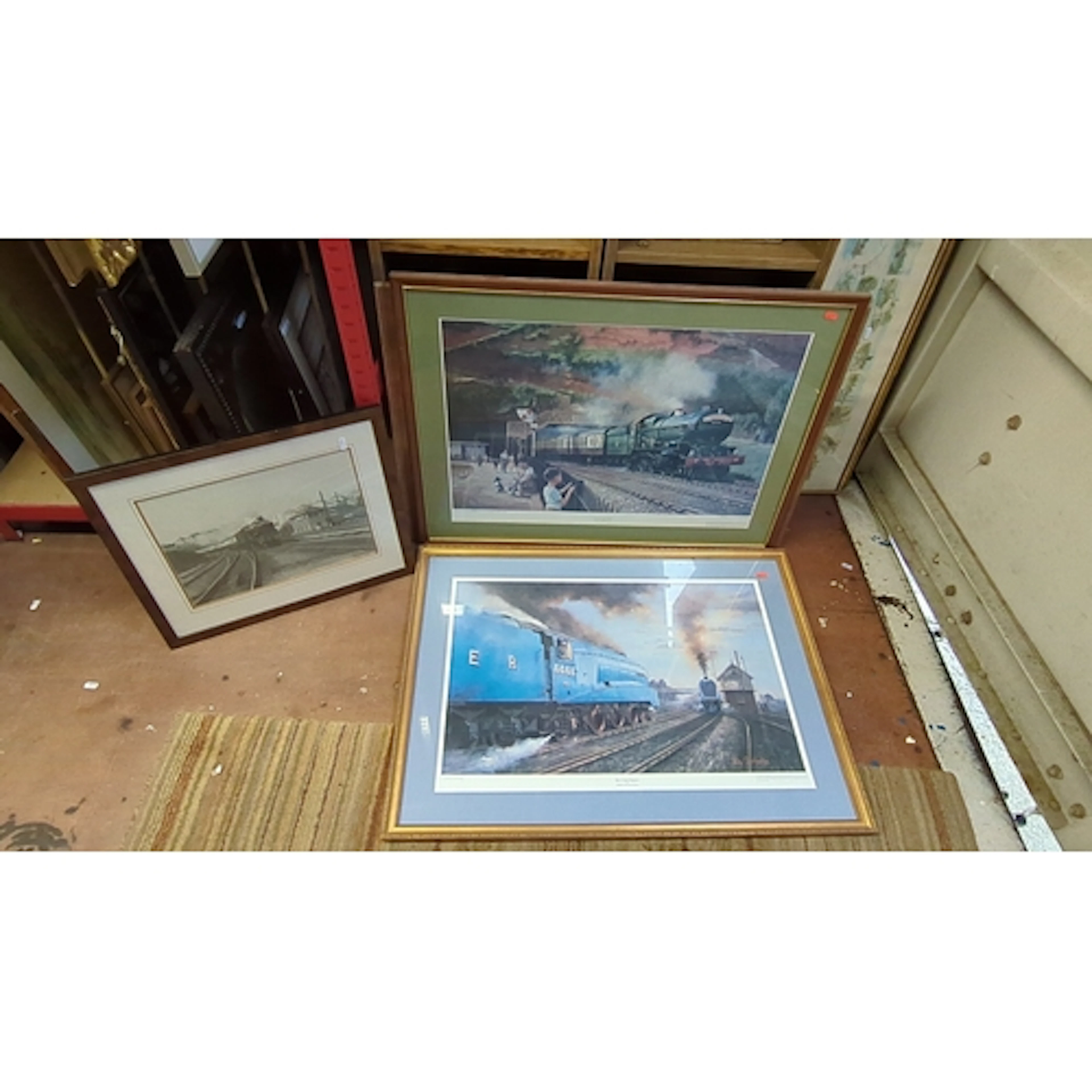 A group of Philip D. Hawkins G.R.A. railway prints, includin...