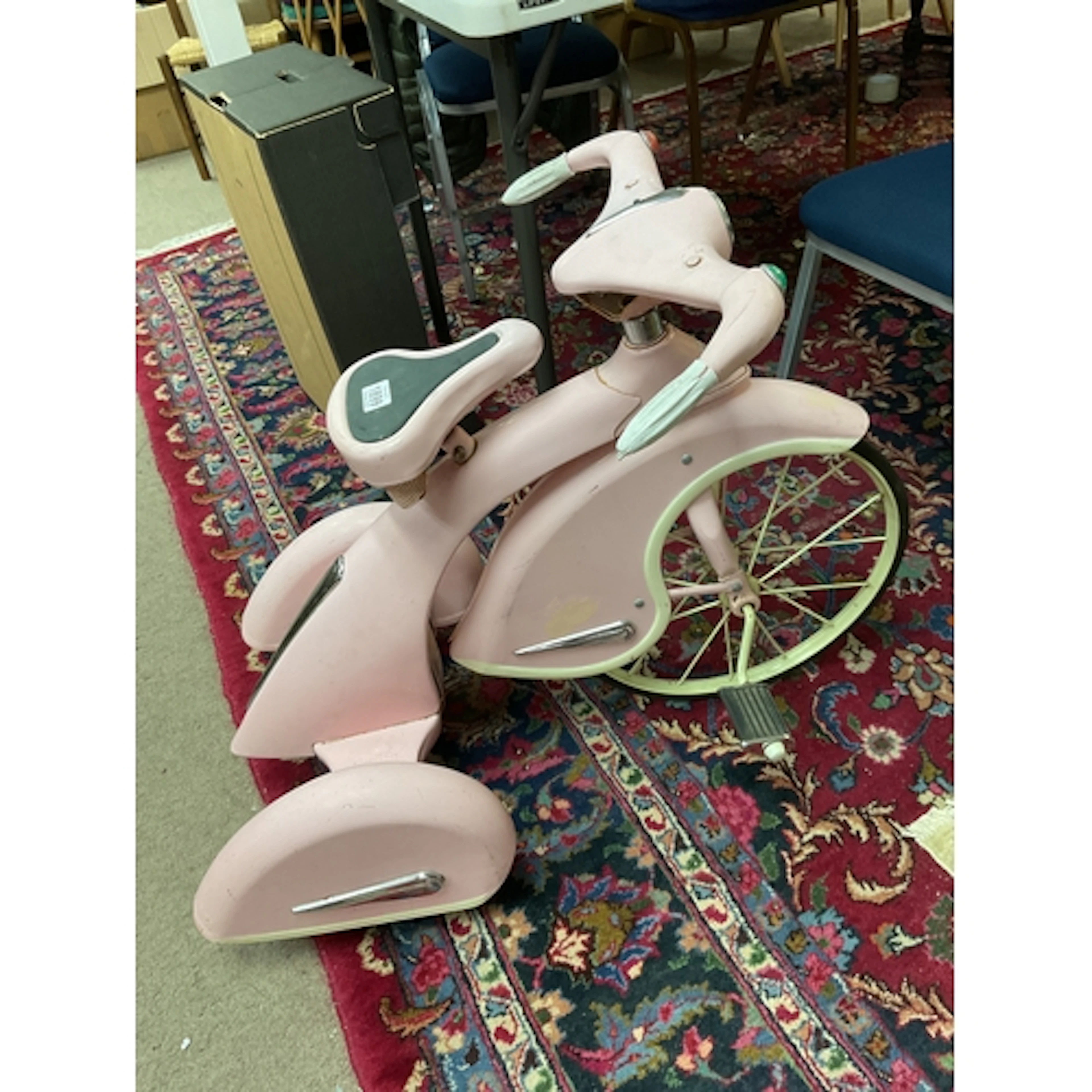 Vintage retro Airflow Princess pink trike.
