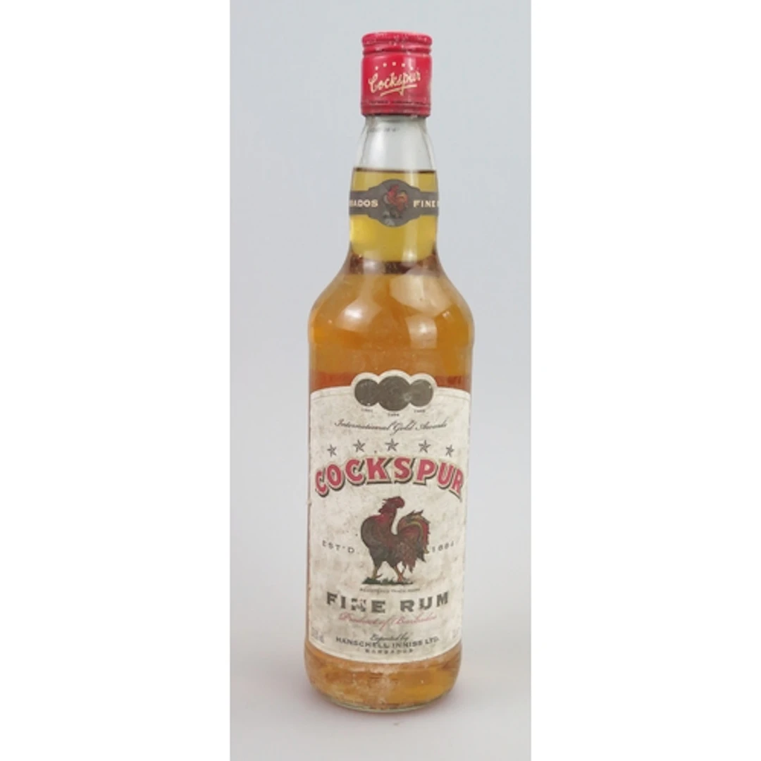Vintage bottle of Cockspur Fine Barbados Rum, 70 cl. ALCOHOL...