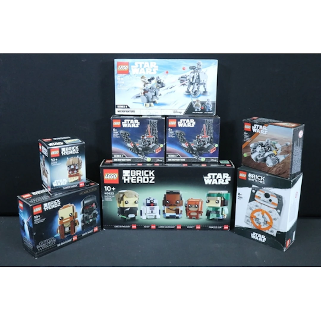 Lego - Eight boxed Lego Star Wars sets to include 4 x Micro ...