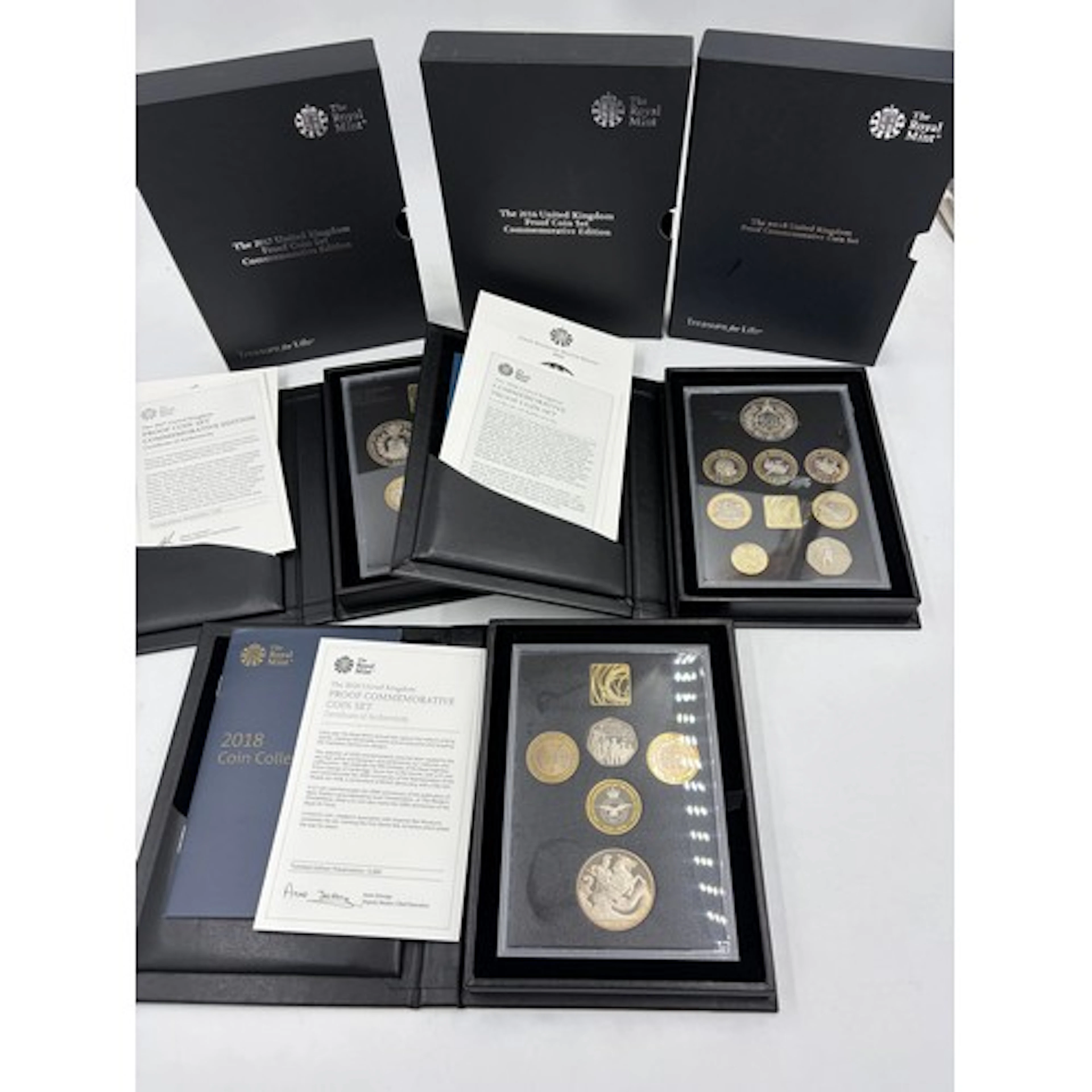 2016, 2017 and 2018 United Kingdom Chief Engraver master pro...