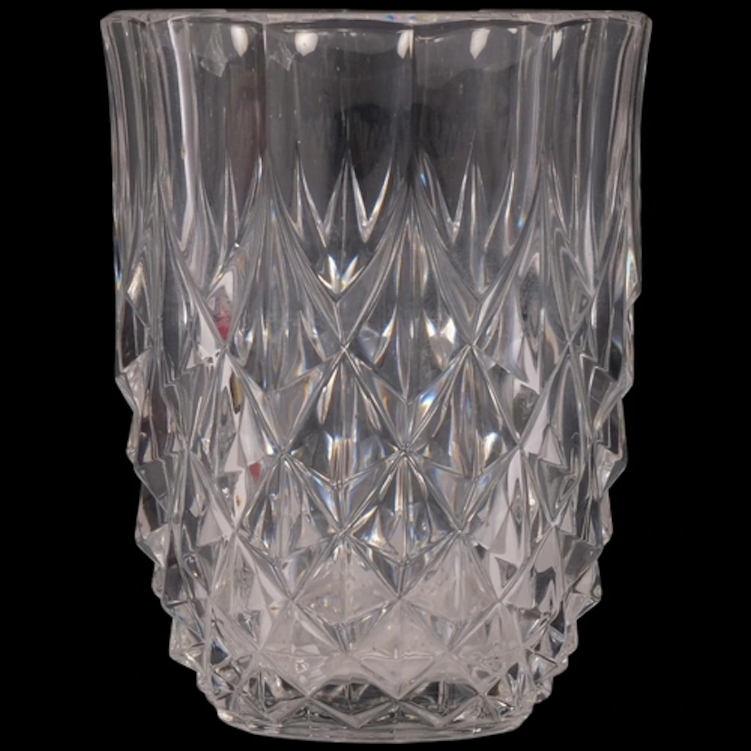 An Art Deco Val Saint Lambert crystal vase, H17cm