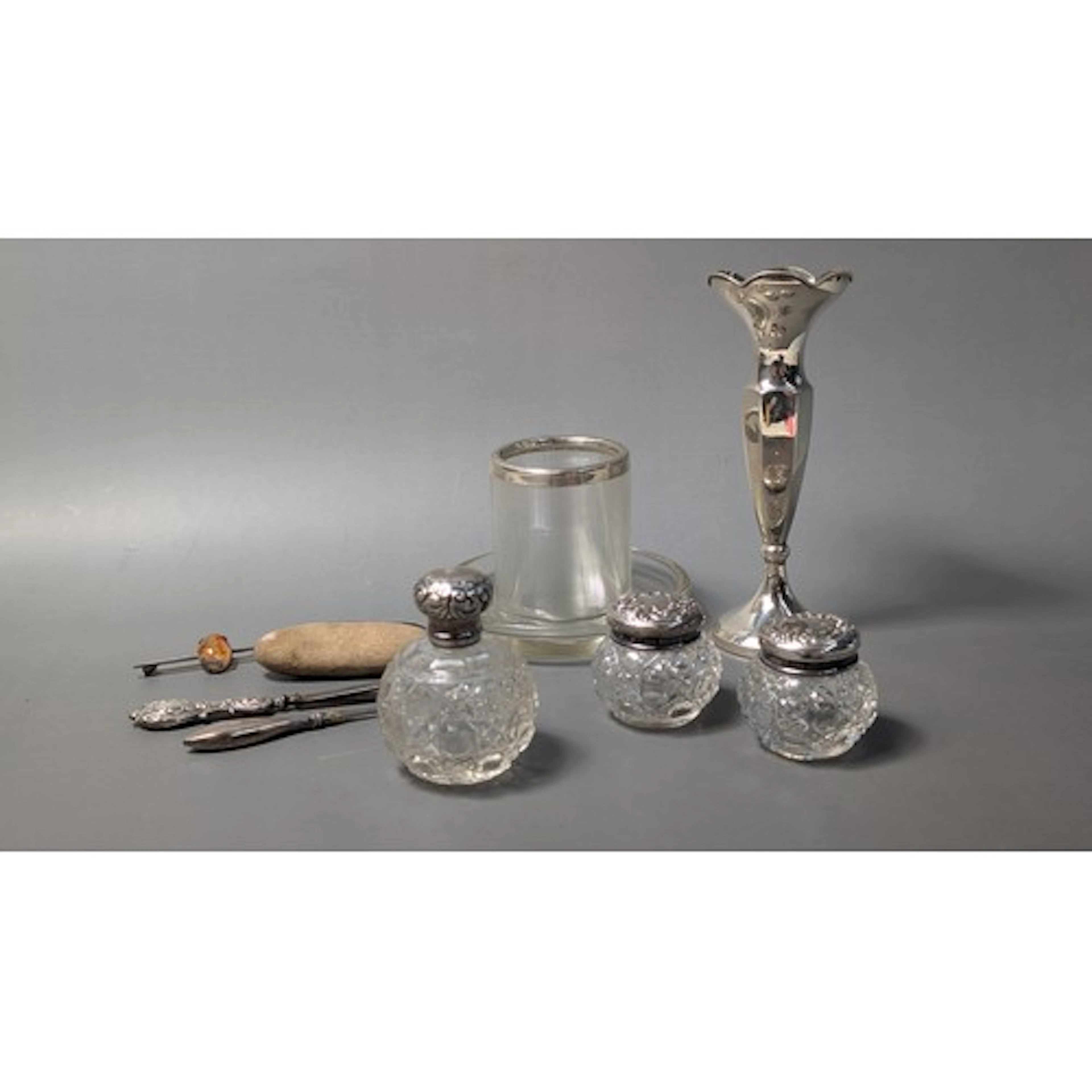 Assorted silverware, various makers and dates, including a w...