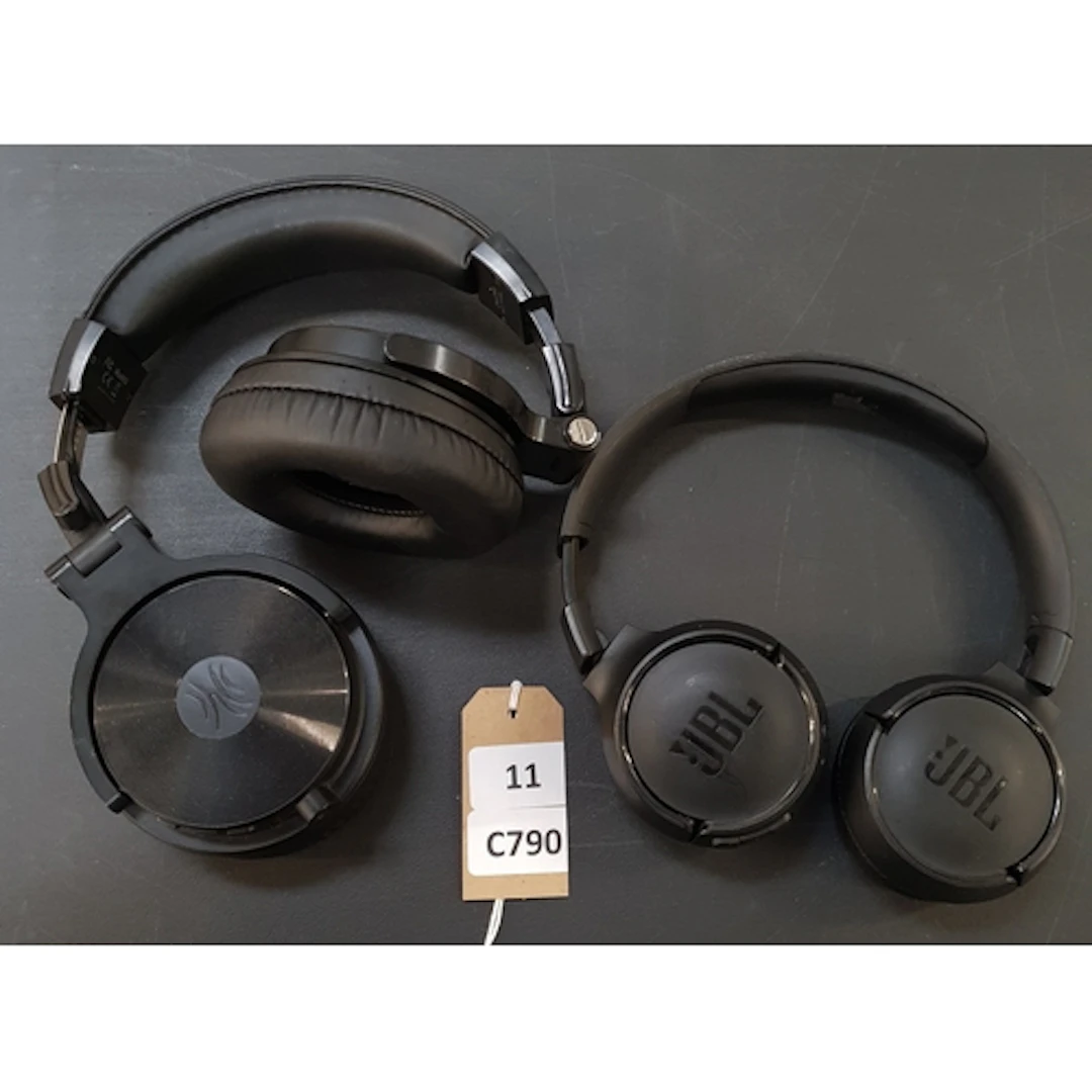 TWO PAIRS OF HEADPHONES including JBL