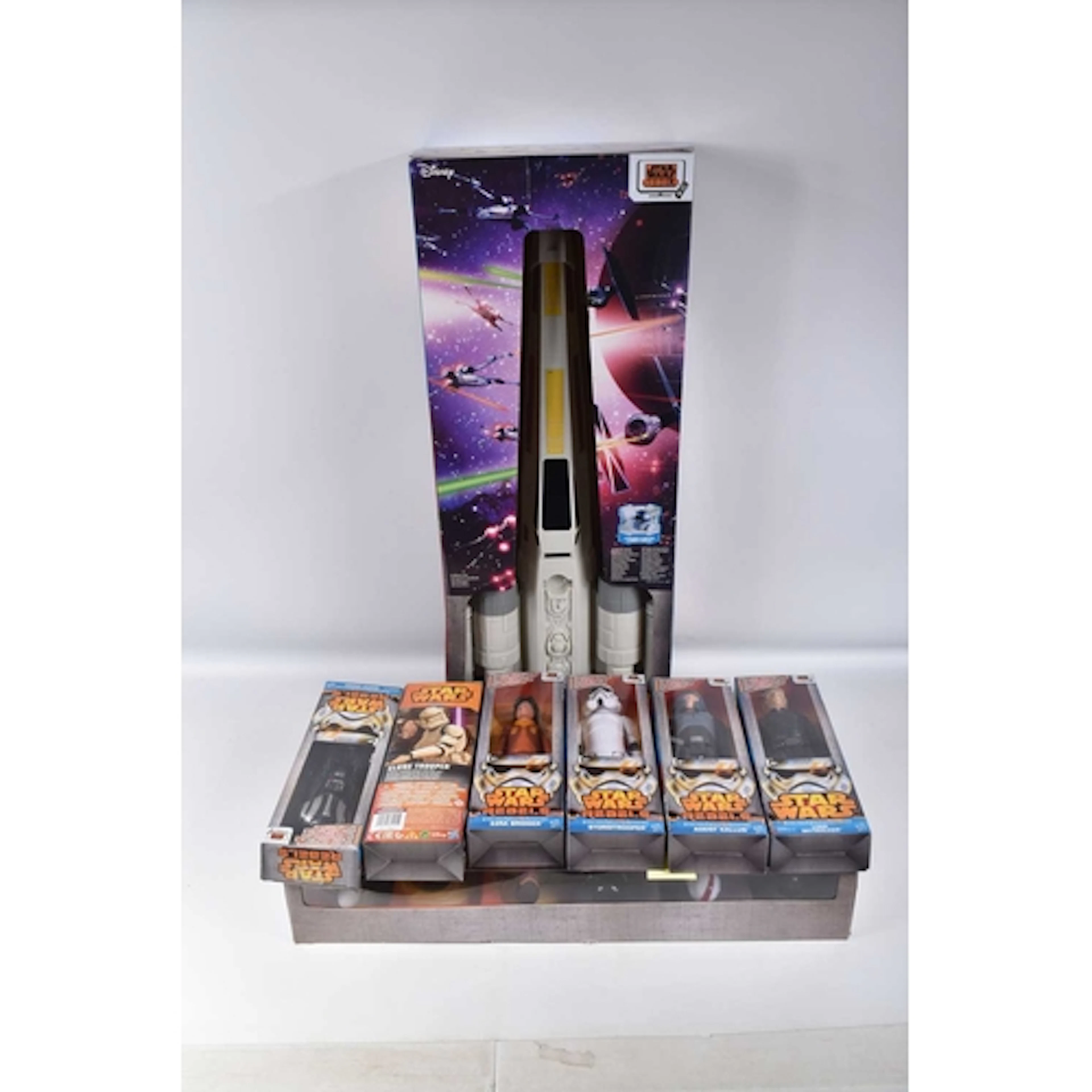 EIGHT BOXED DISNEY HASBRO STAR WARS REBELS TOYS, to include ...