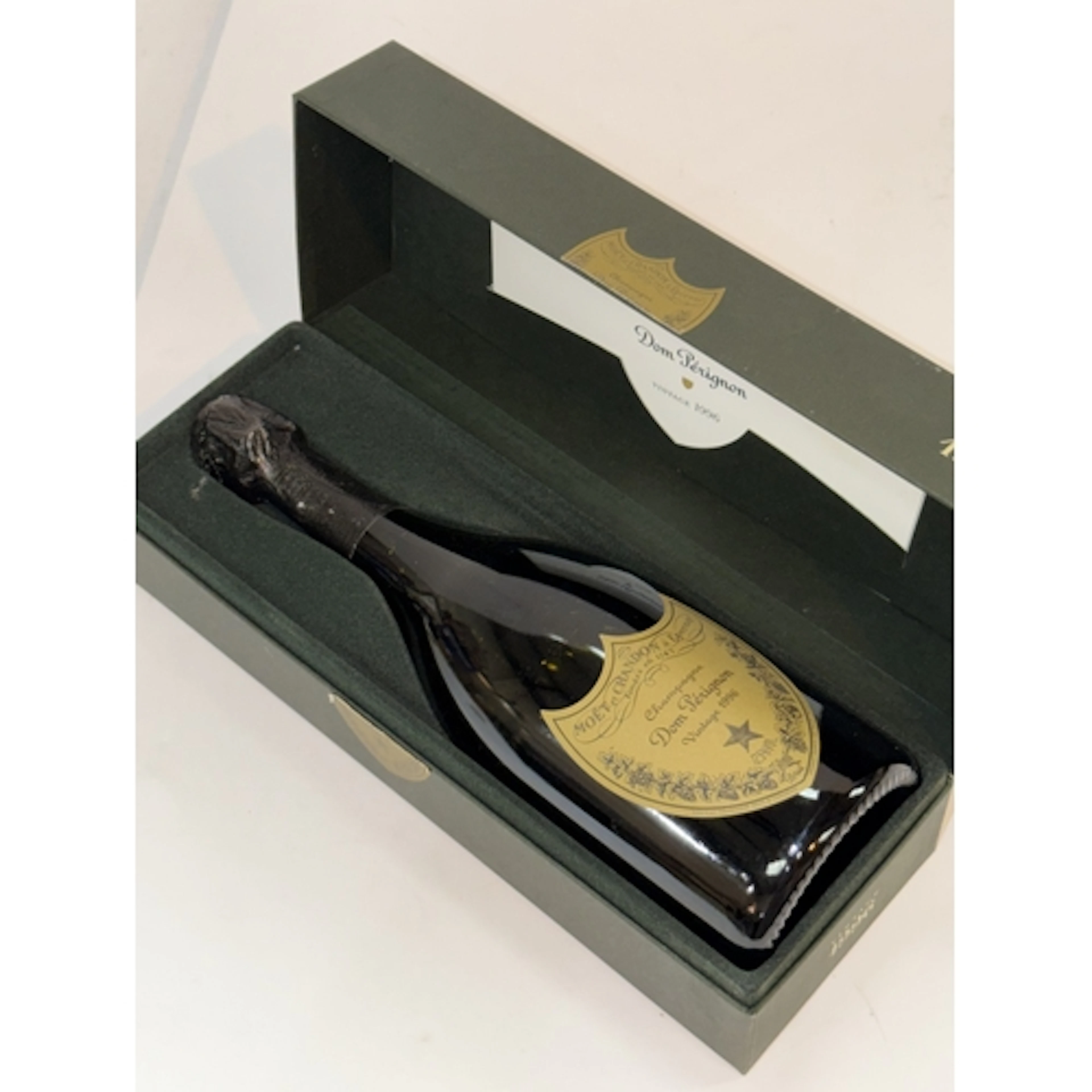 Moet & Chandon Dom Perignon 1996 vintage of champagne in...