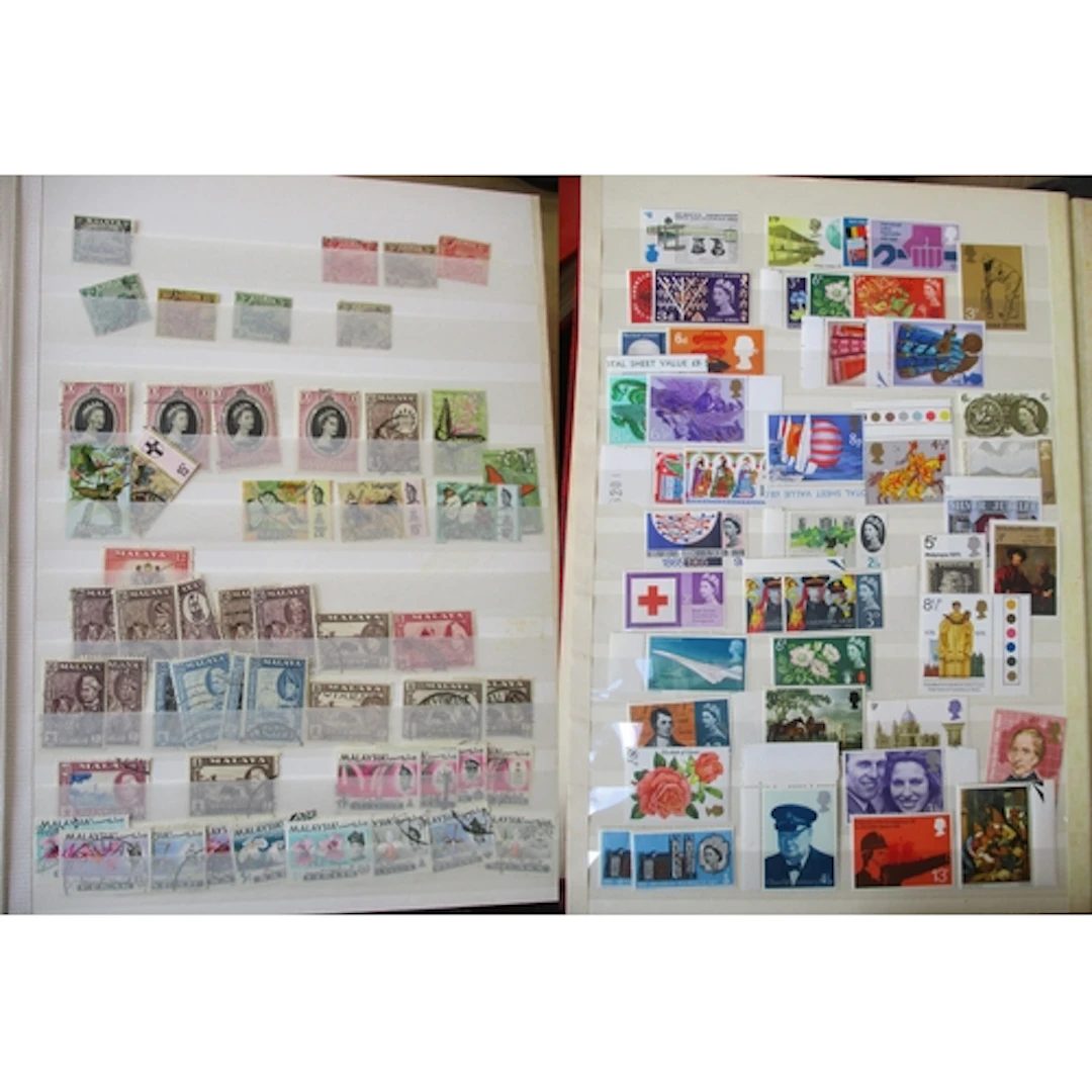 World Misc. early to modern accum. in approx 15 vols and loo...