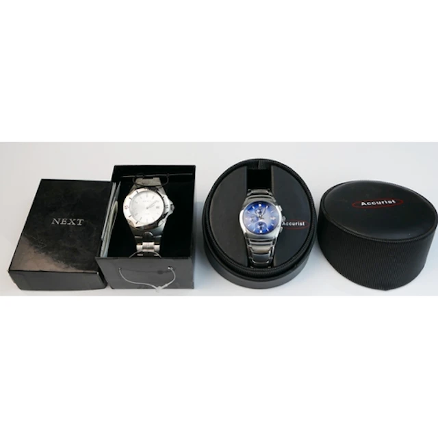 Accurist and Next gent's wristwatches