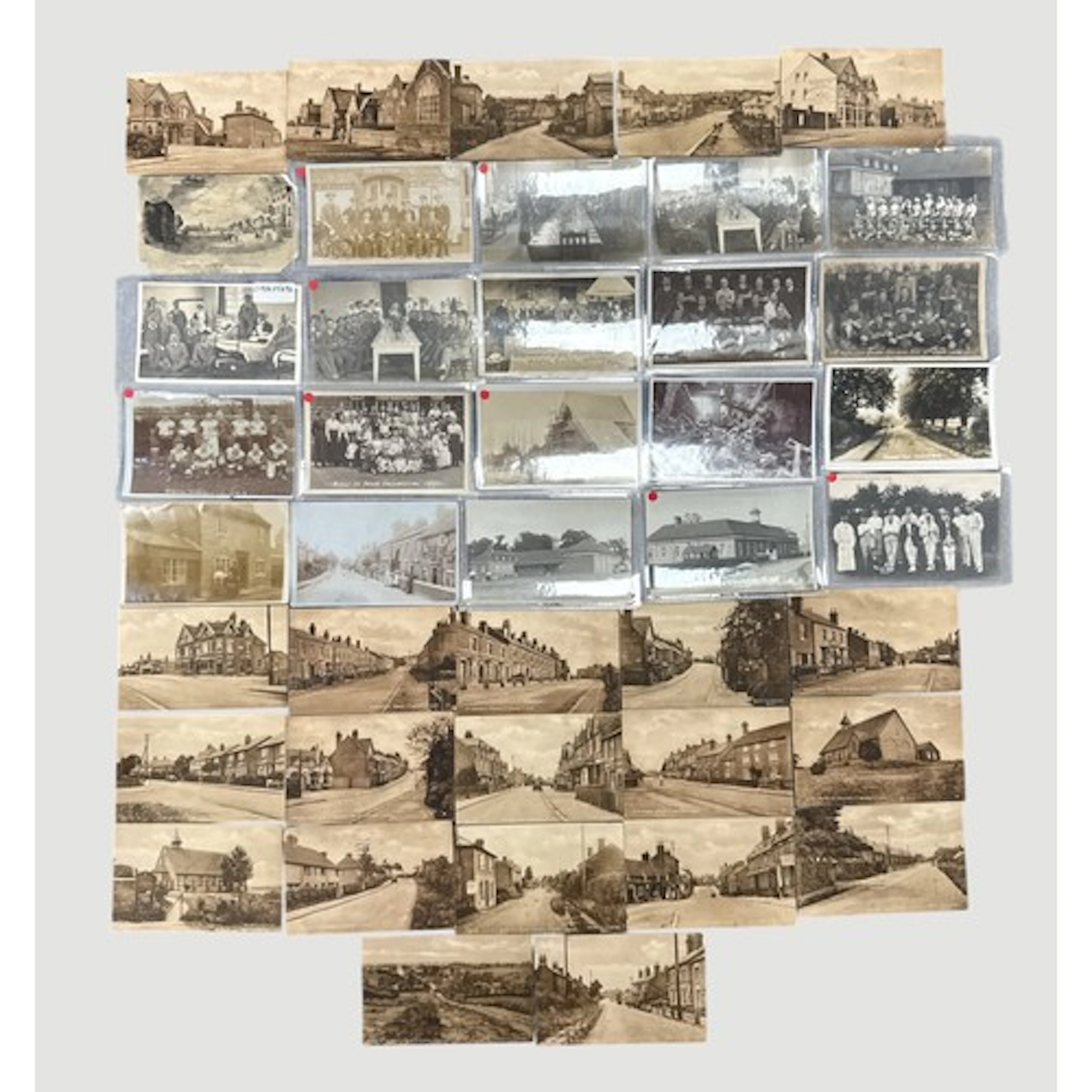 Redditch postcards - superb early collection (41), with real...
