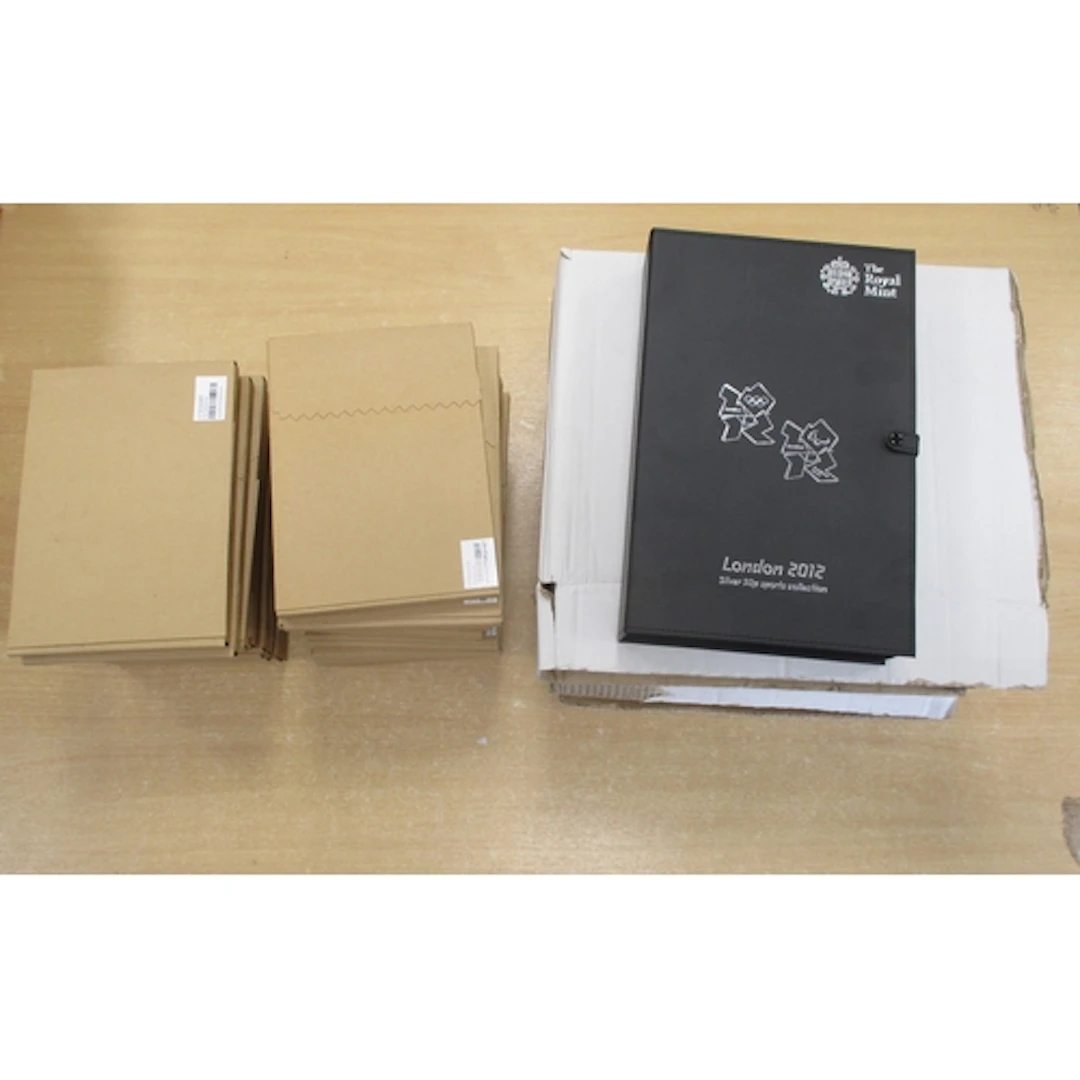 Collection of uncirculated silver 2011 London 2012 Olympics ...