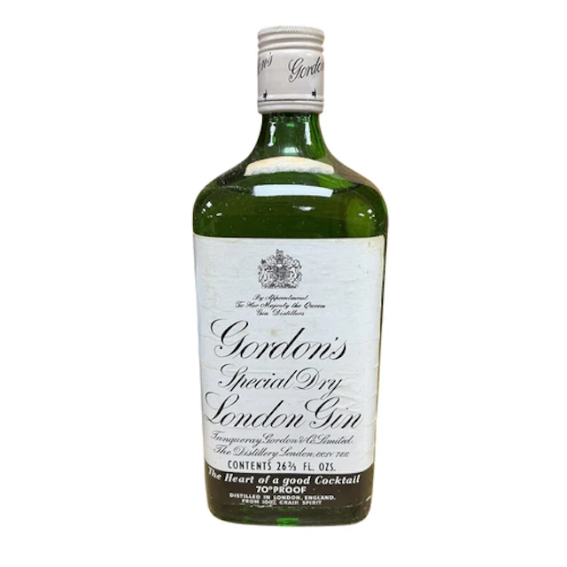 A vintage bottle of Gordon's Special Dry London Gin, 70 proo...