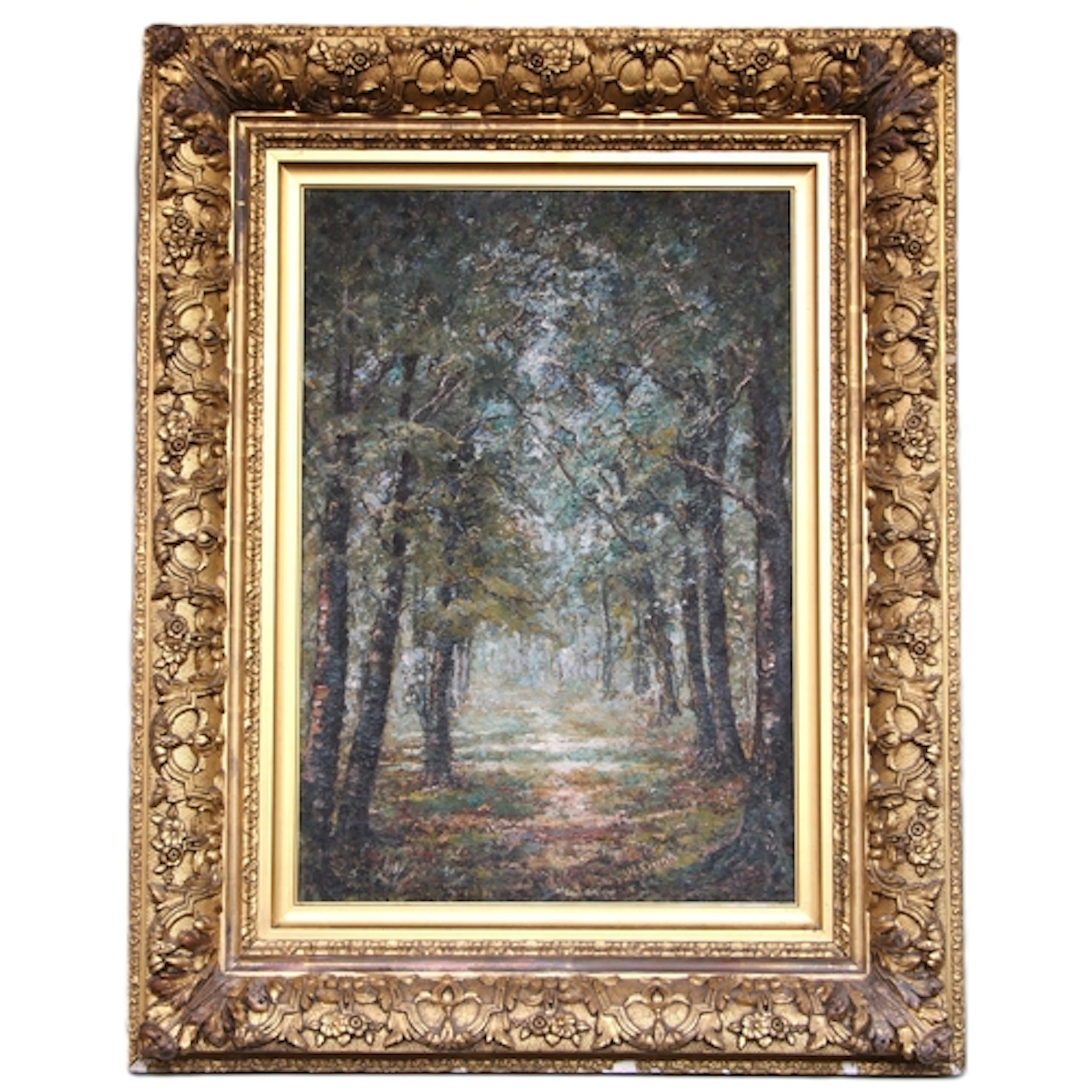 William Dunn (Scottish, 1862–1948), A path through dense w...
