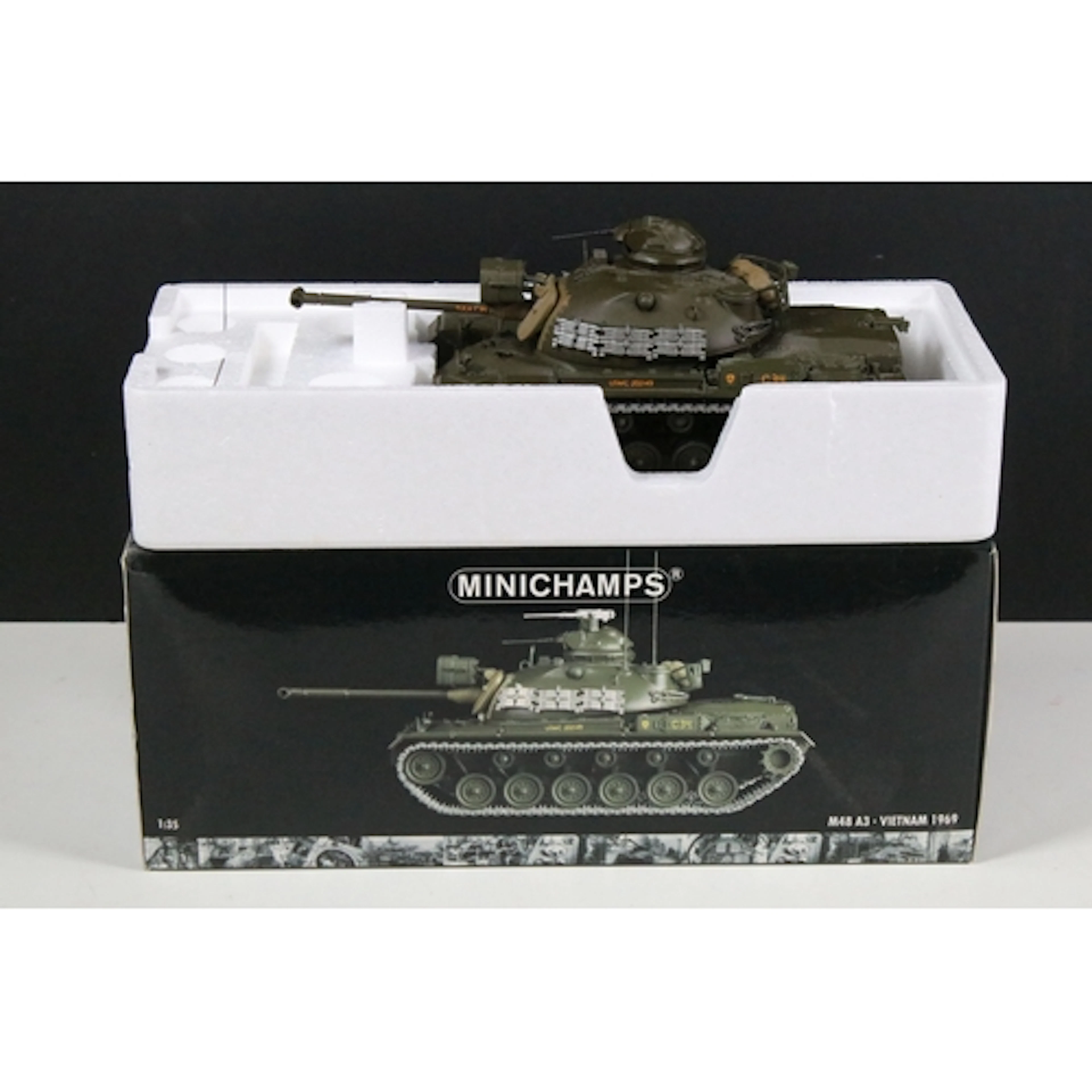 Boxed Paul's Model Art Minichamps 1/35 M48 A3 Vietnam 1969 d...