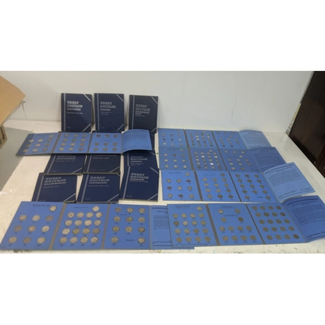 A collection of Whitman Great Britain coin collecting folder...