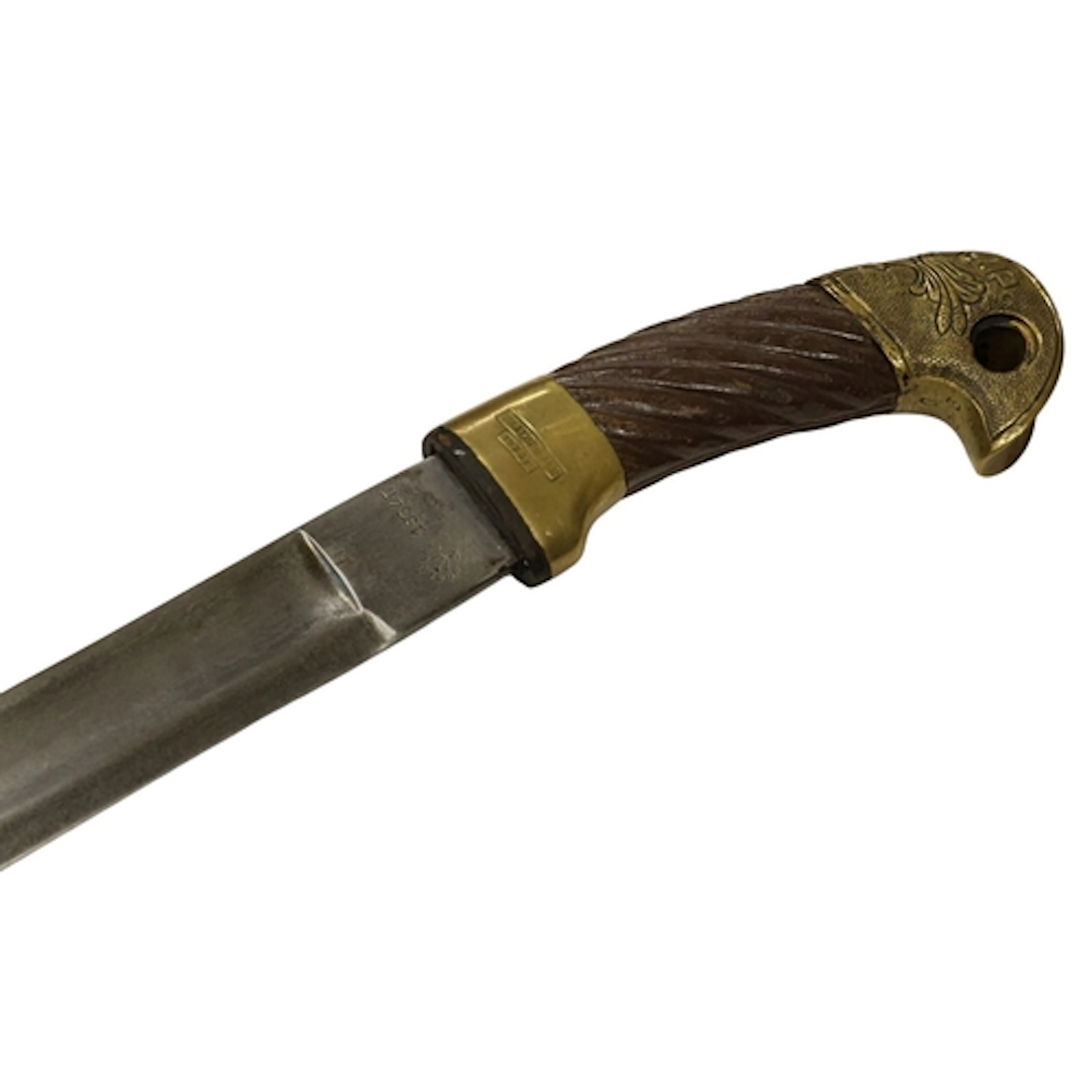 Cossock Cavalry Shashka sabre, 1934 with leather scabbard, b...