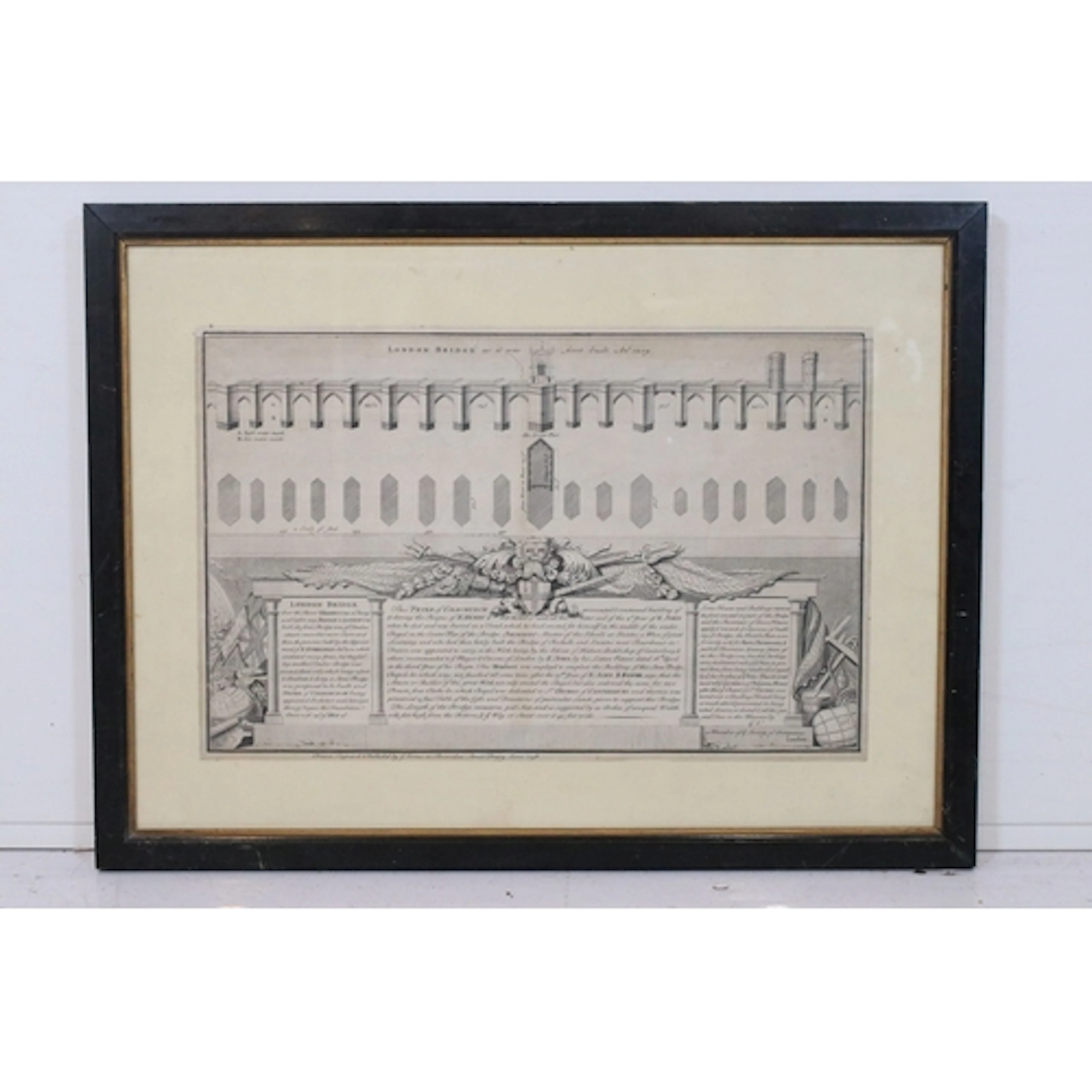 After George Vertue (British, 1684-1756), 'London Bridge as ...
