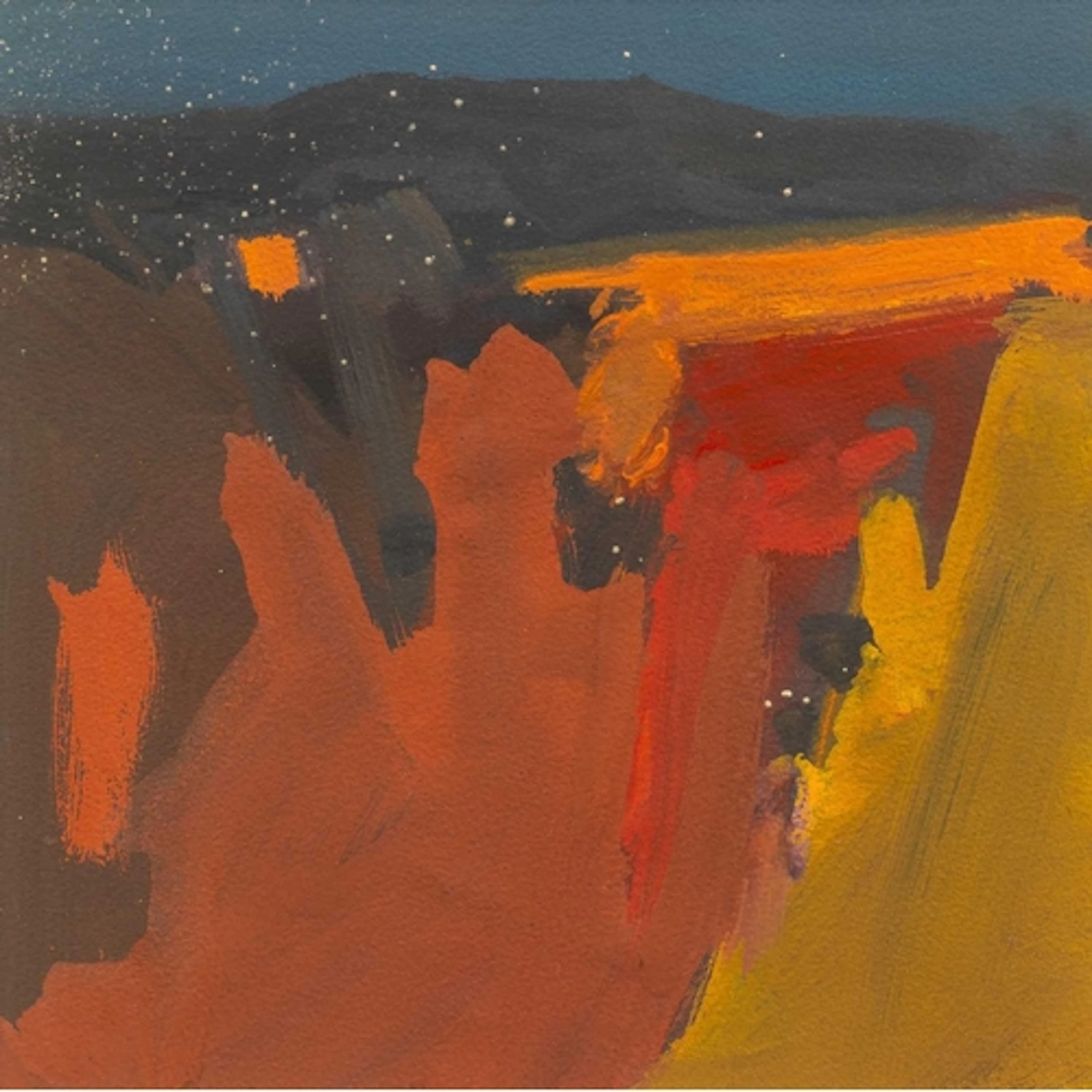 § John MILLER (1931-2002) Penwith Landscape Gouache, stamp s...