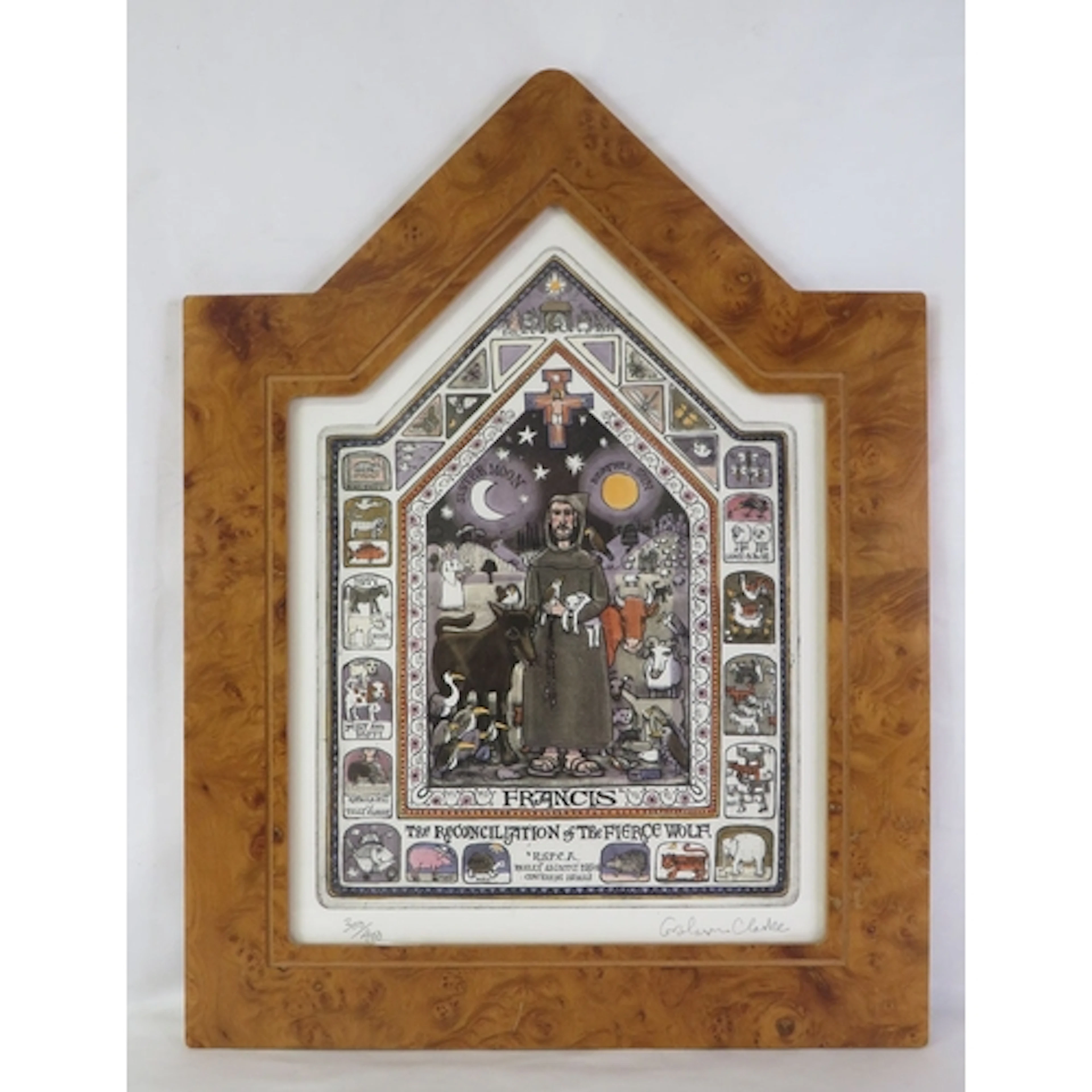F/g Limited Edition Print Religious Scene by Graham Clarke, ...
