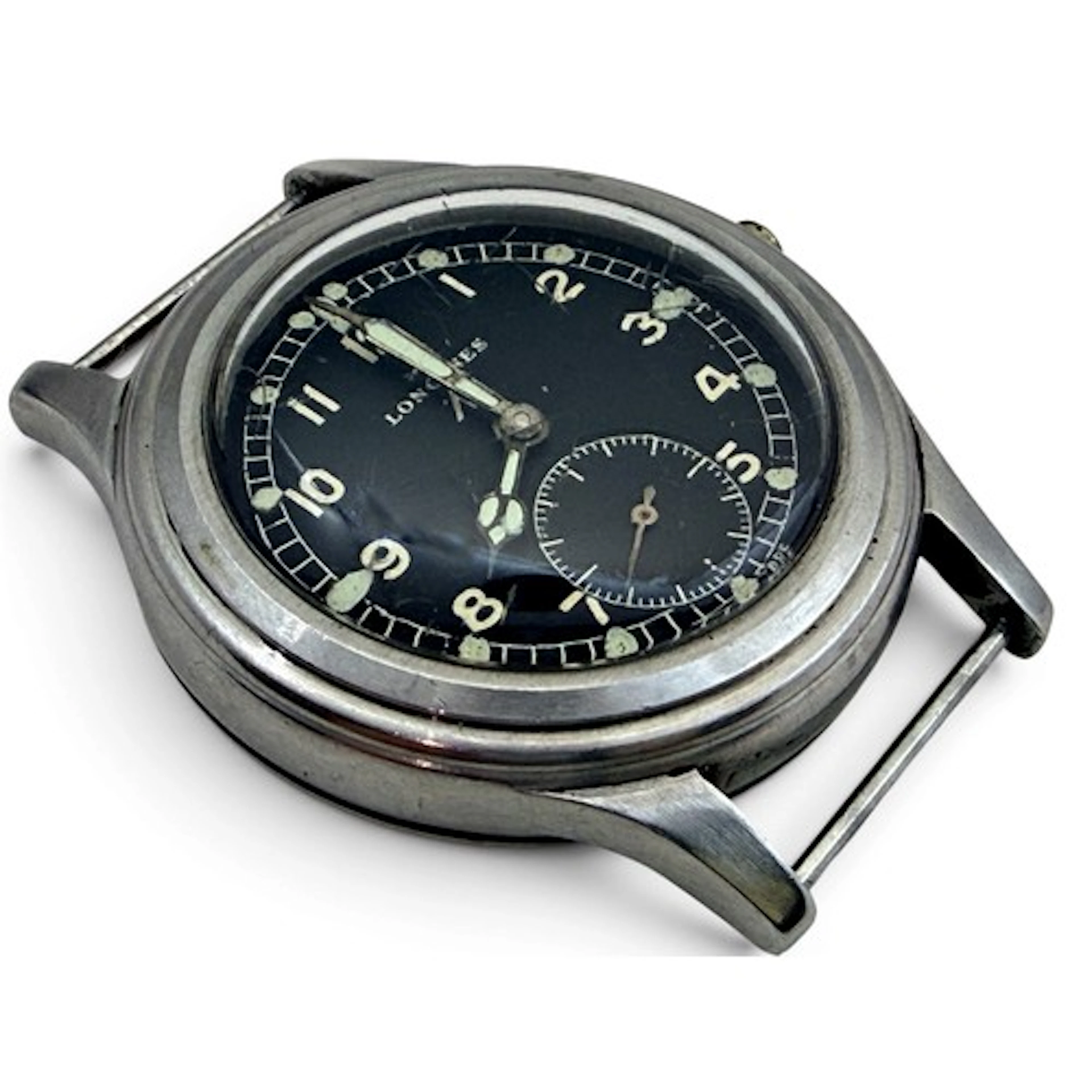 Longines. A gentleman’s vintage W.W.W. ‘Dirty Dozen’ British...